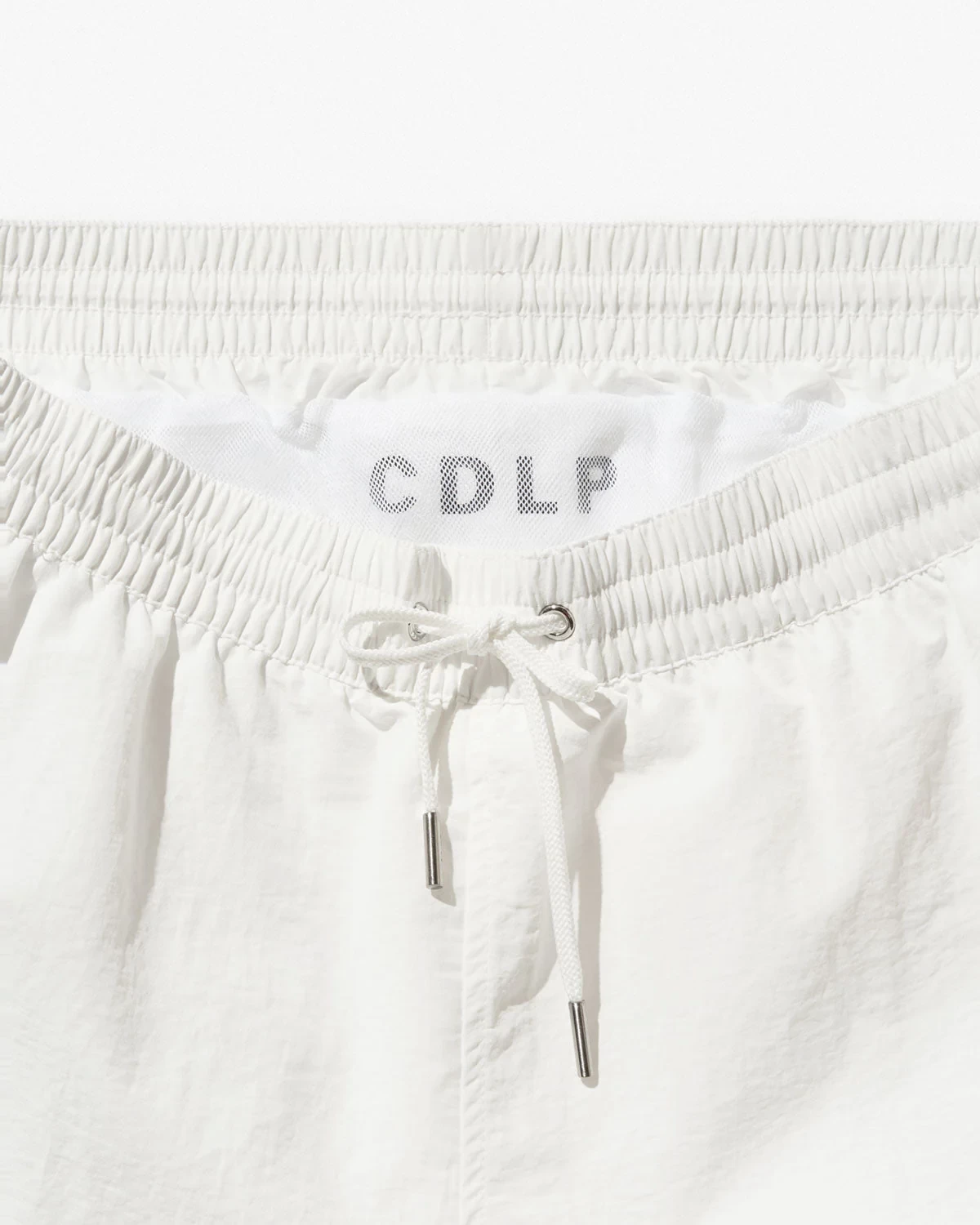 SWIM SHORTS DRY NYLON POPLIN IN WHITE