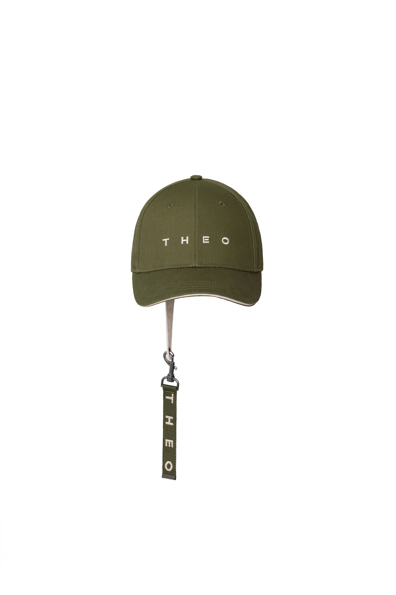THEO CAP WITH KEYCHAIN IN KHAKI