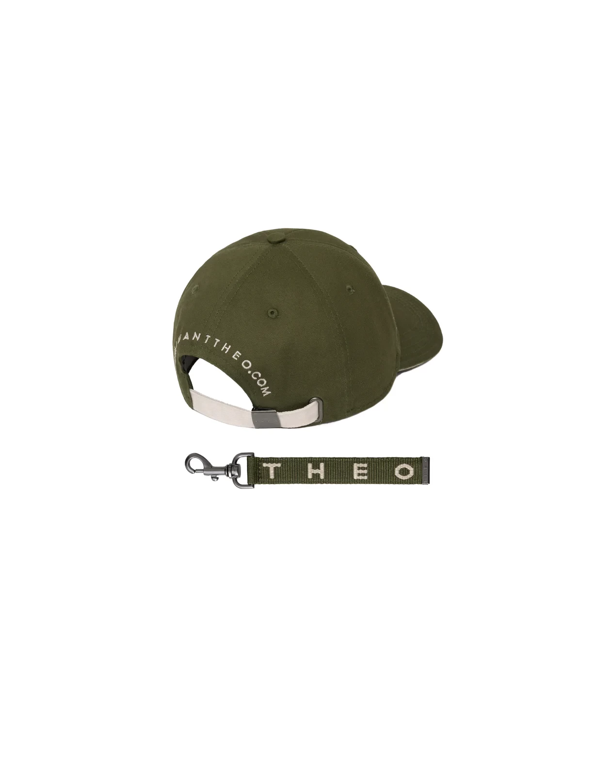 THEO CAP WITH KEYCHAIN IN KHAKI
