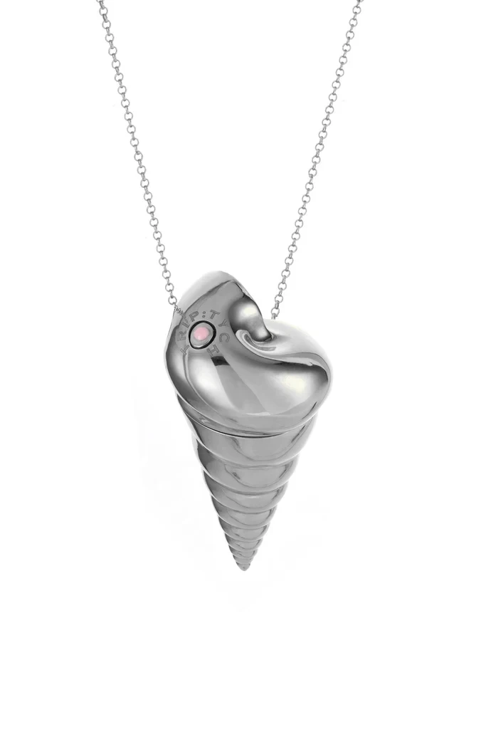 TURRITELLA SOLID PERFUME JEWELRY IN BRASS NICKEL