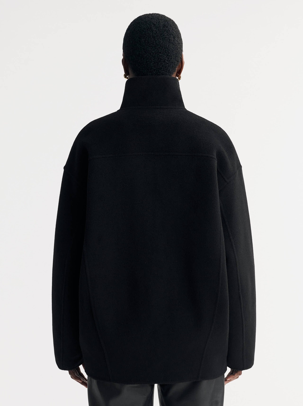 ZIP JACKET IN BLACK