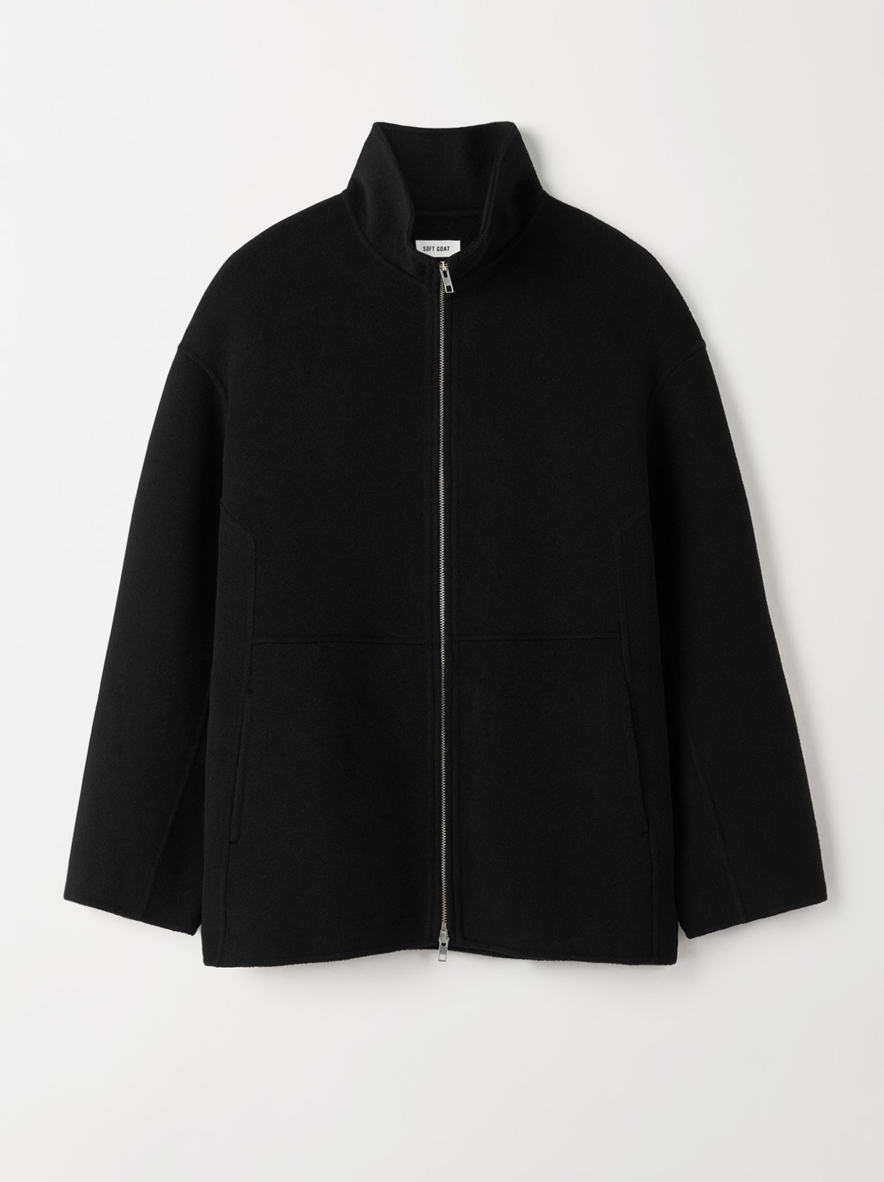 ZIP JACKET IN BLACK