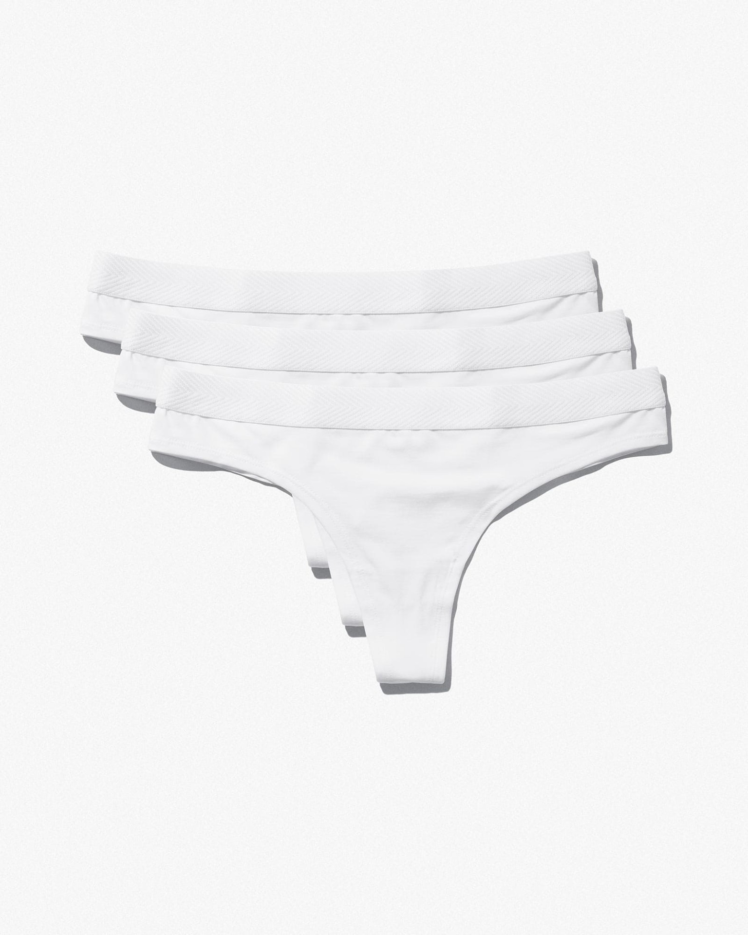 W - 3X THONG WHITE