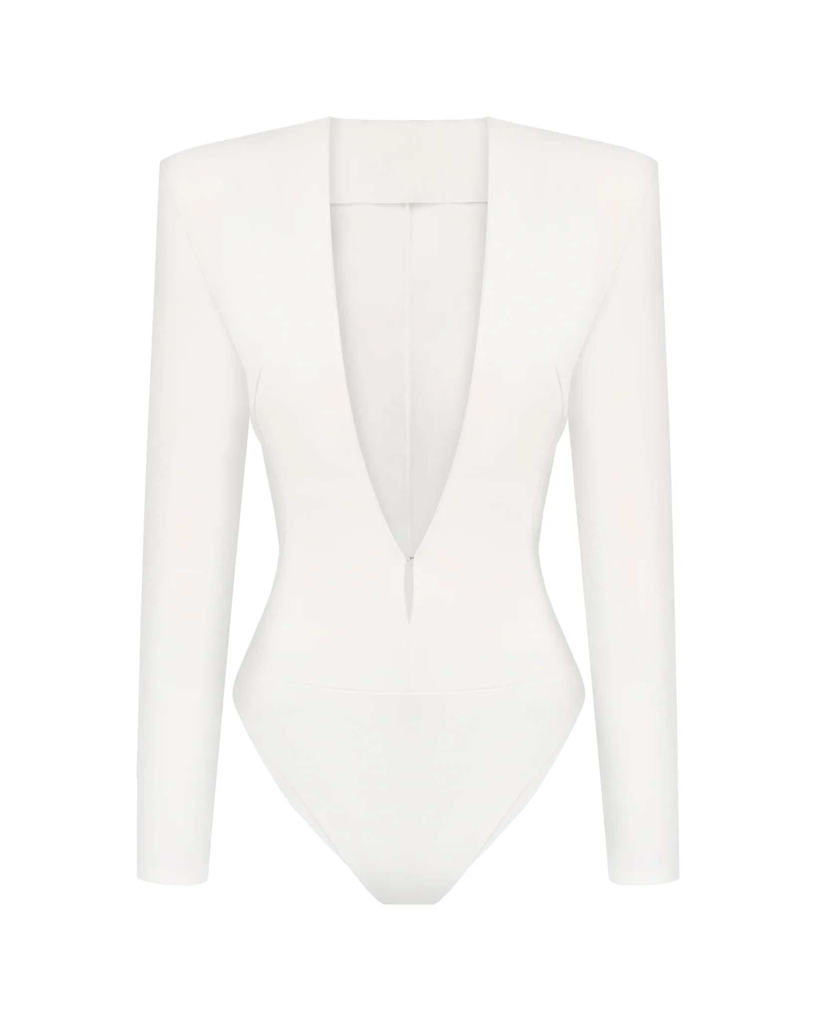 LOW-CUT BODYSUIT LILY WHITE