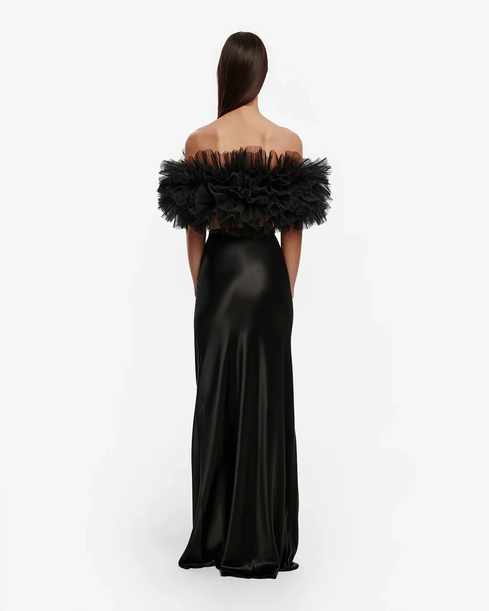 MARITZA MAXI SKIRT MIDNIGHT BLACK