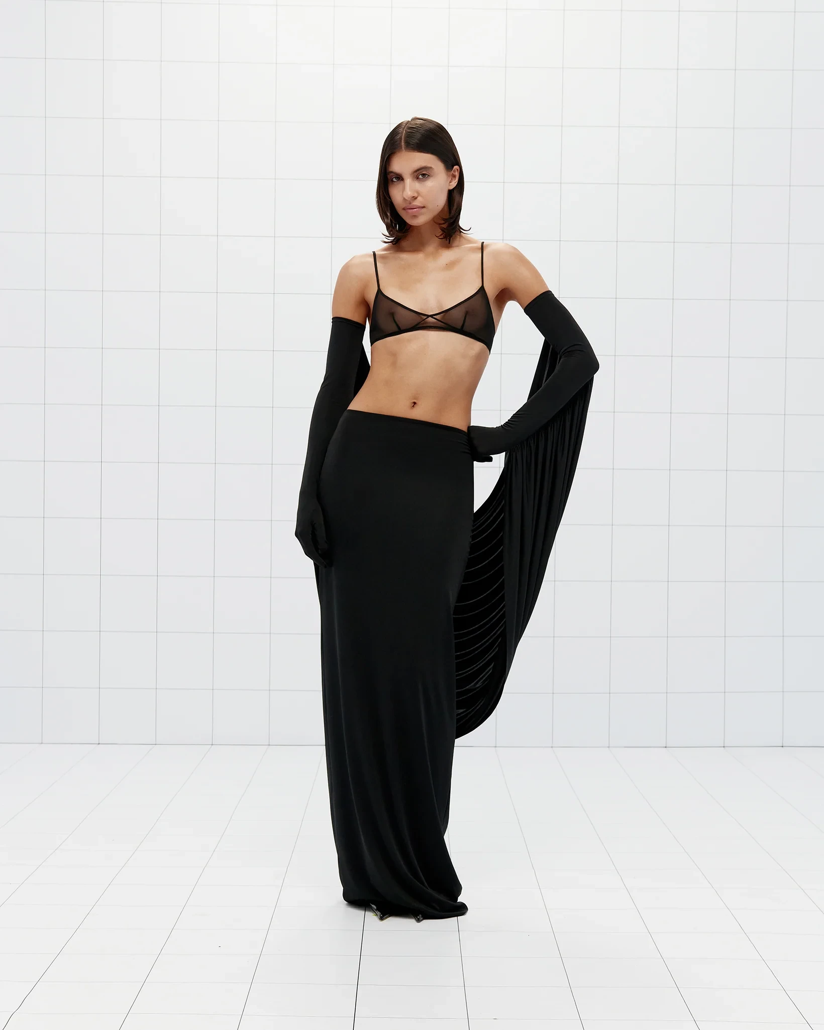 JERSEY GLOVES WITH TRAIN