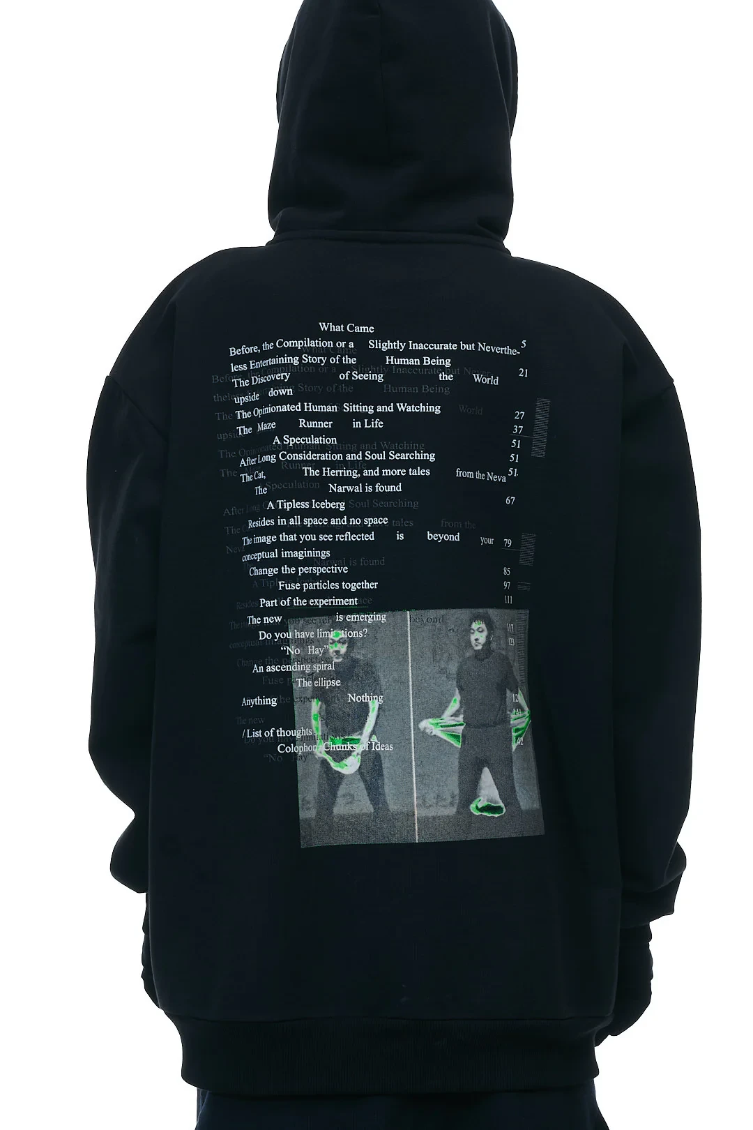 ZIP HOODIE “CHUNKS OF COLOPHON”
