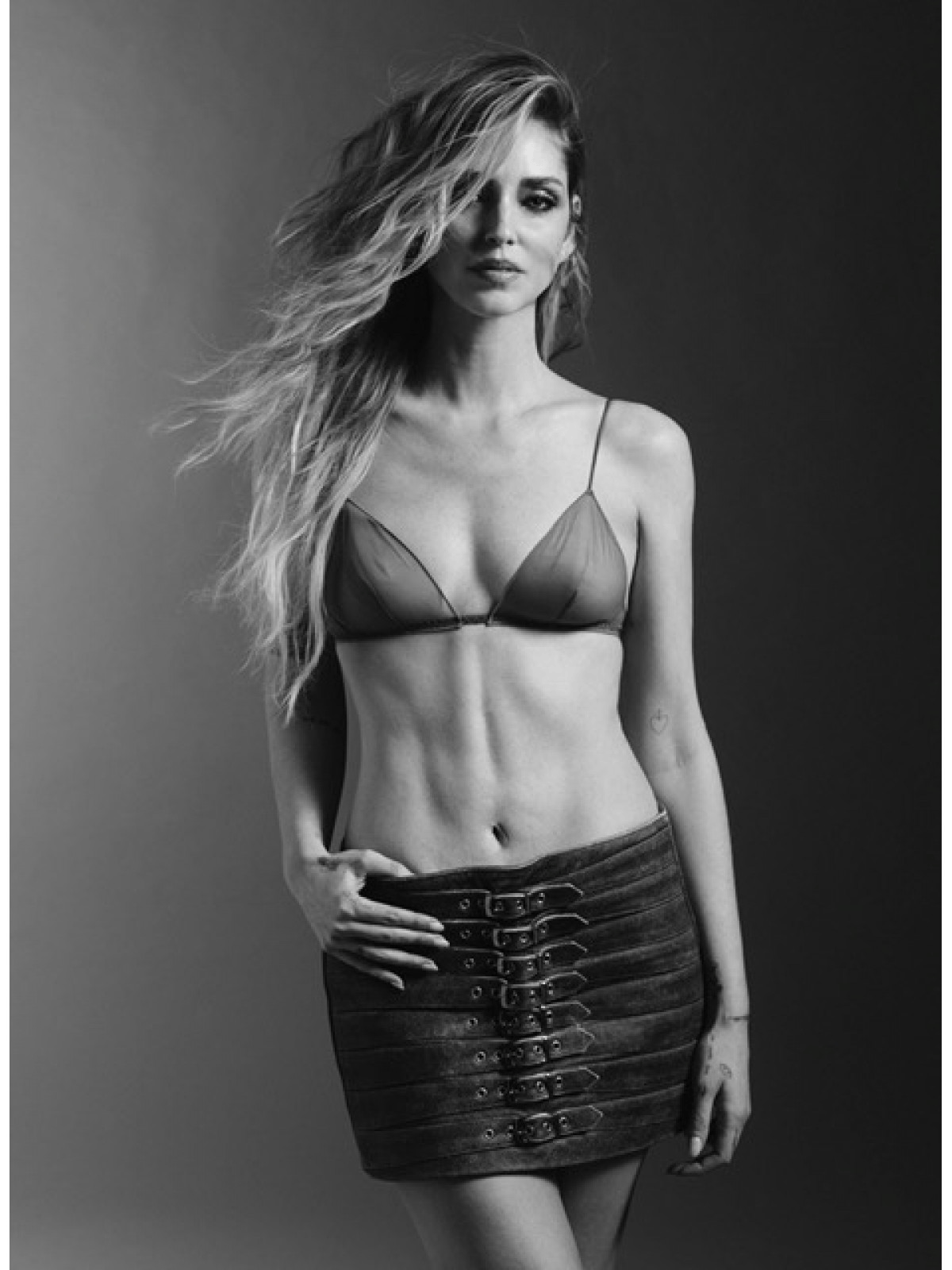 DITA MICRO SKIRT IN VINTAGE GREY