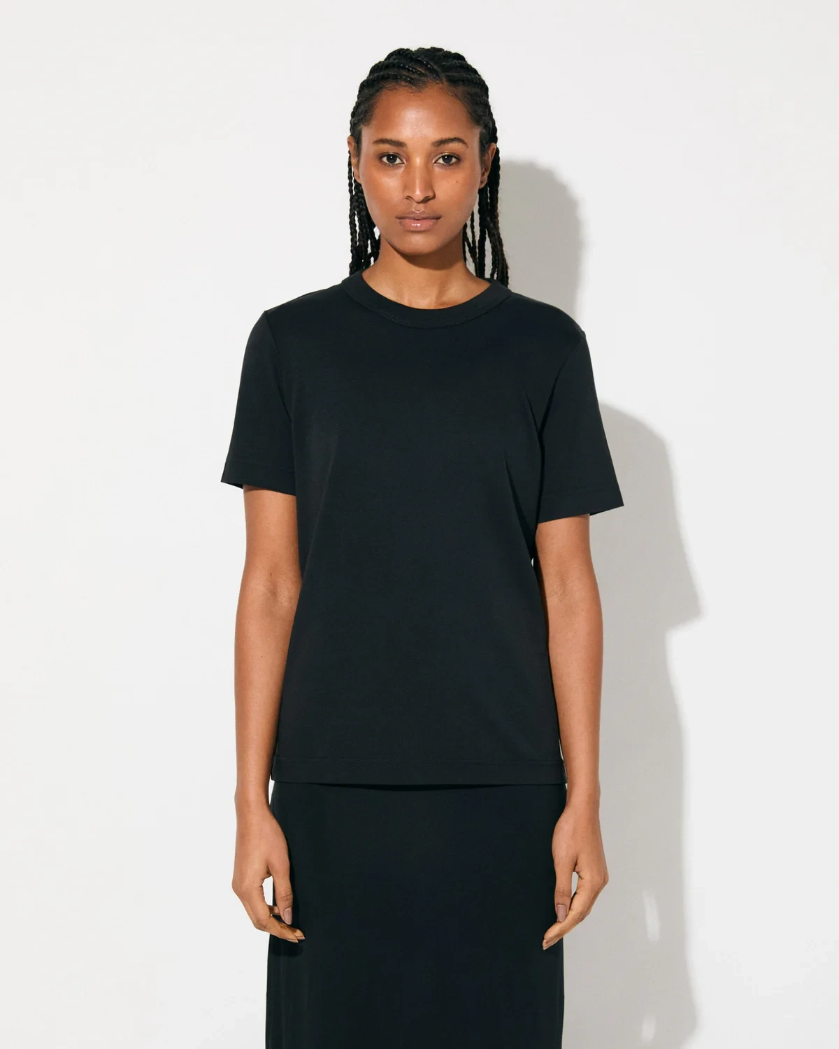 W - T-SHIRT HEAVYWEIGHT IN BLACK