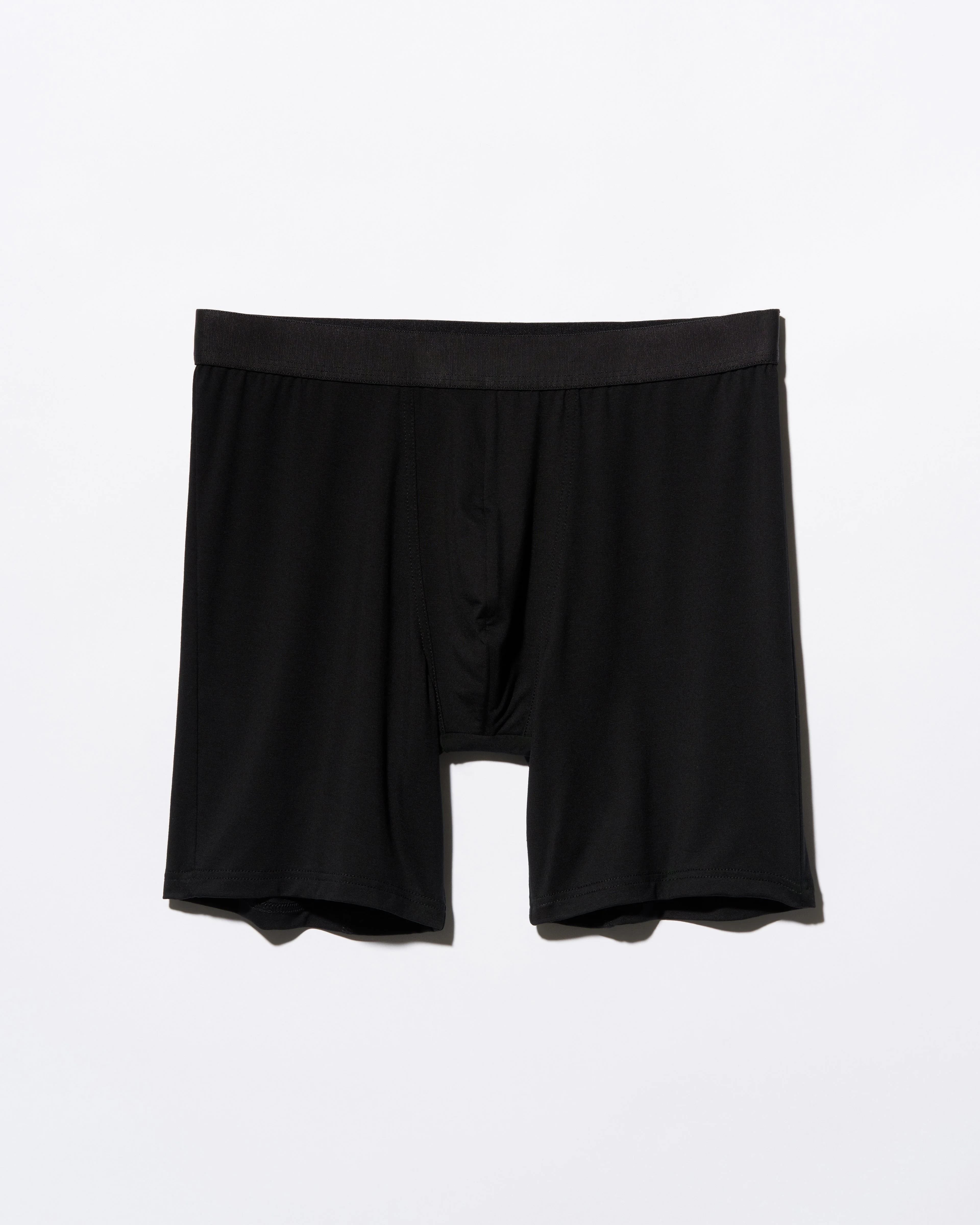 M - BOXER BRIEF LONG IN BLACK