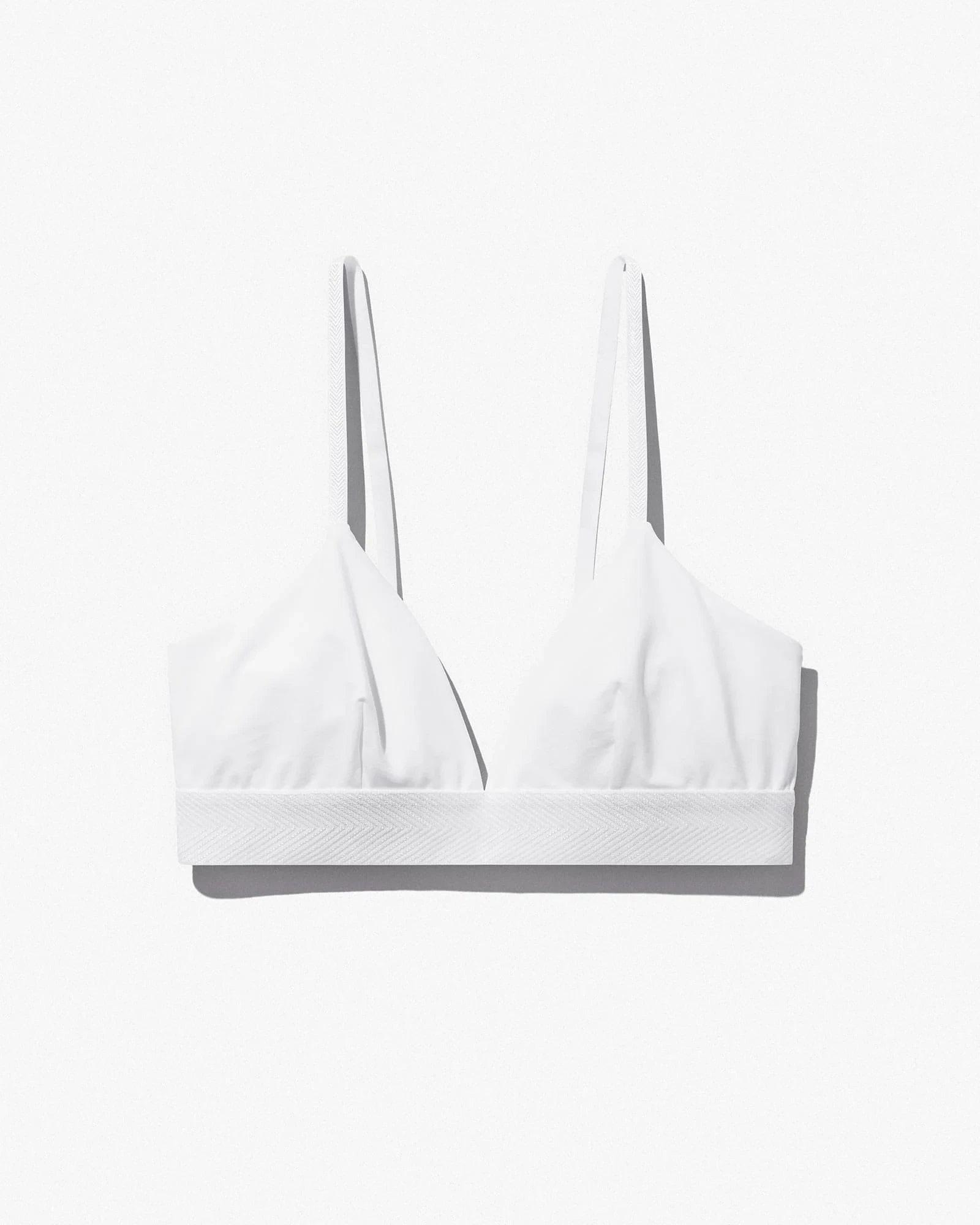 W-TRIANGLE BRALETTE WHITE 