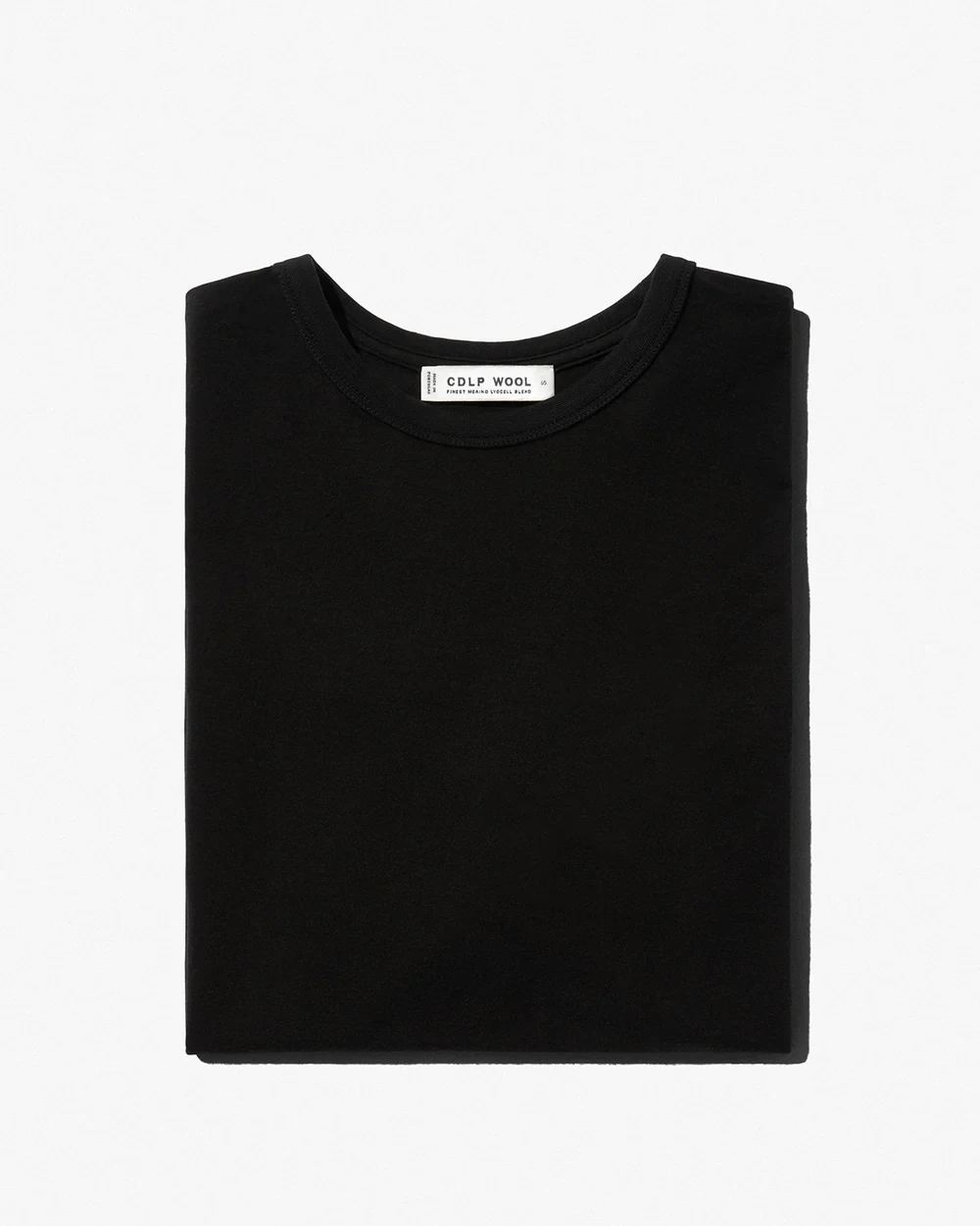 W-WOOL T-SHIRT BLACK