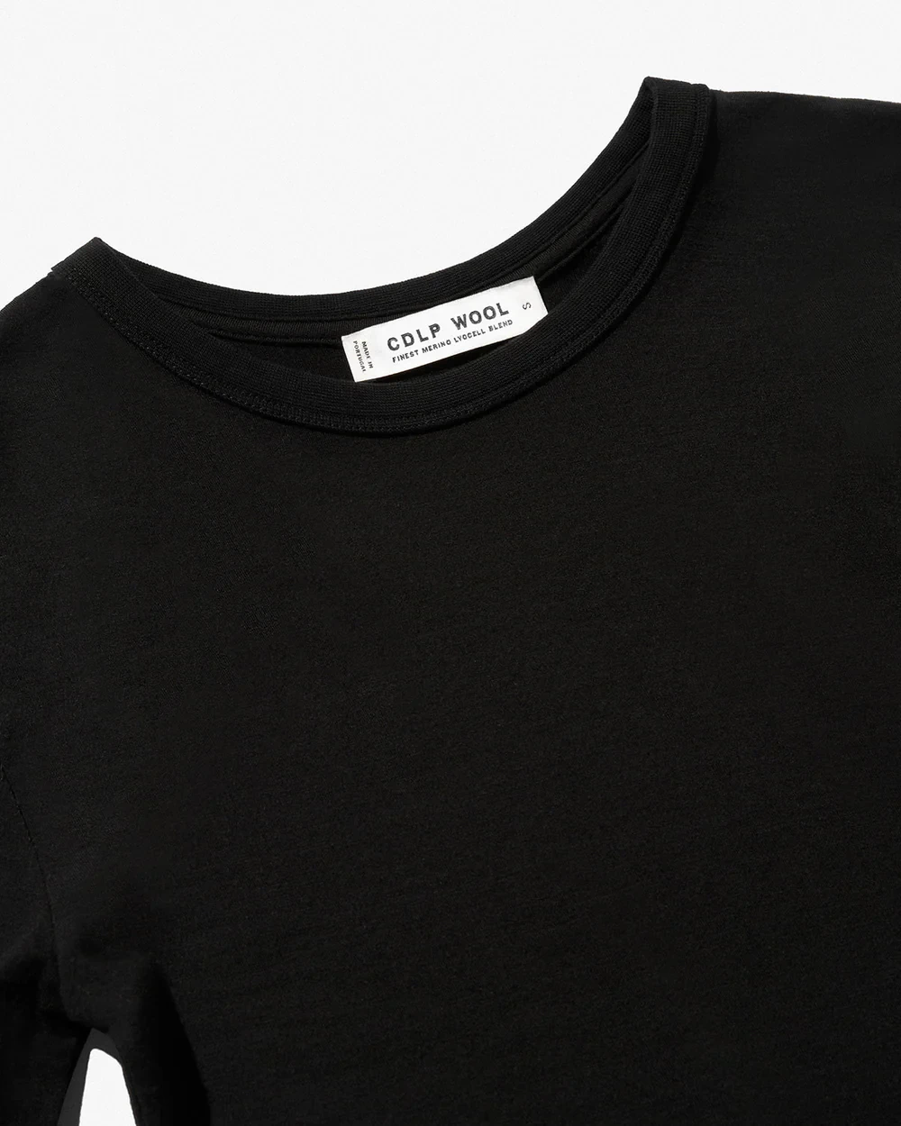 W-WOOL T-SHIRT BLACK