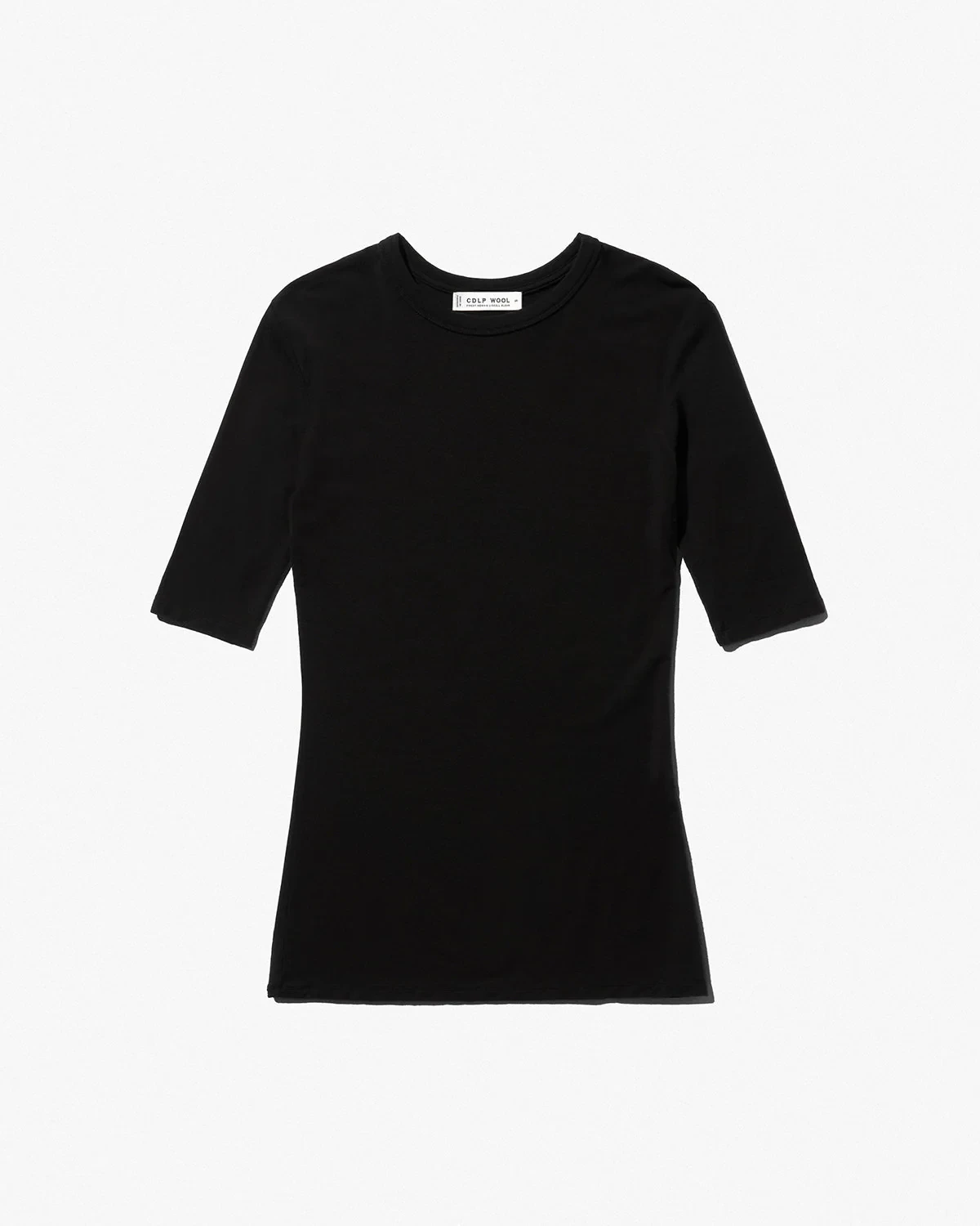 W-WOOL T-SHIRT BLACK