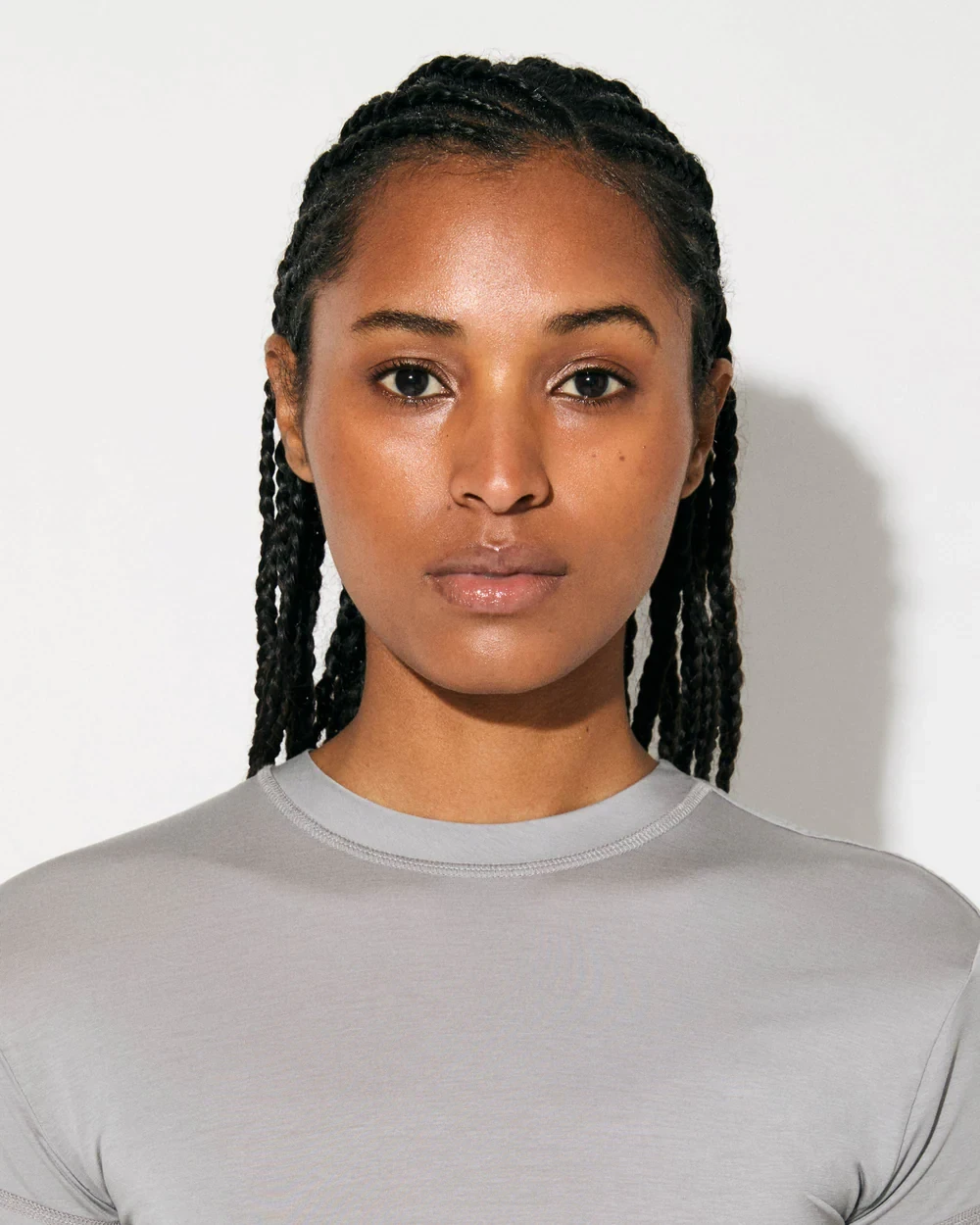 W-LW LS T-SHIRT CEMENT