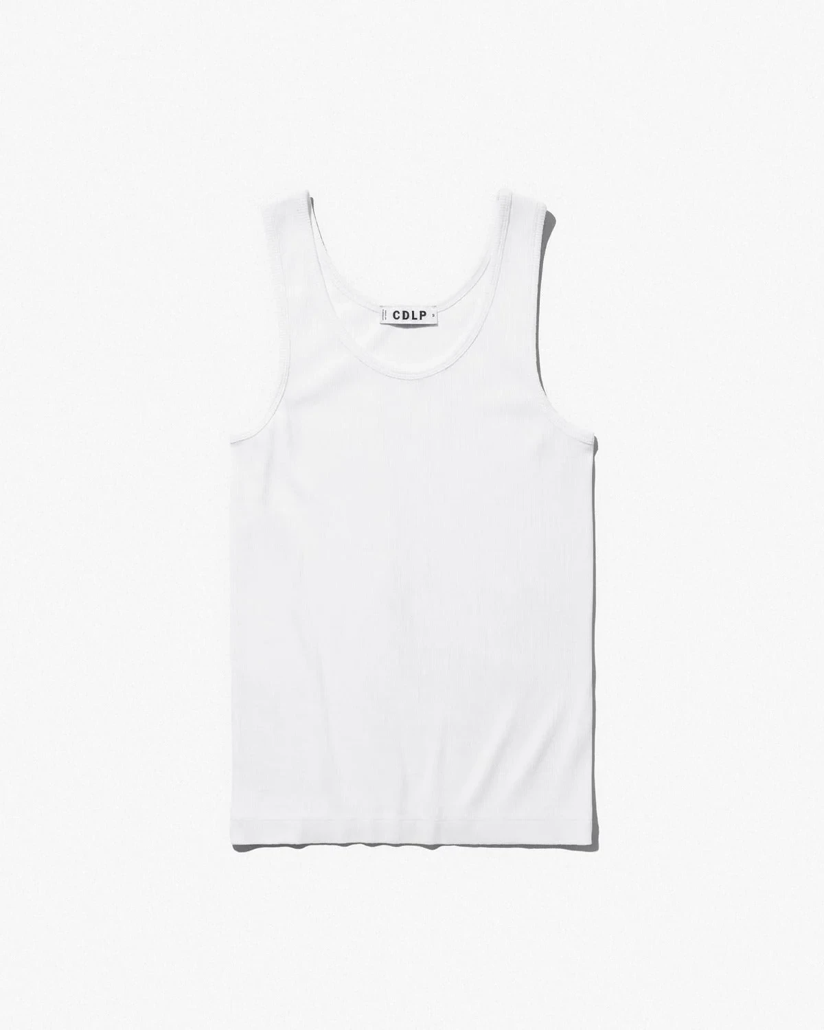 W-RIB TANK TOP WHITE
