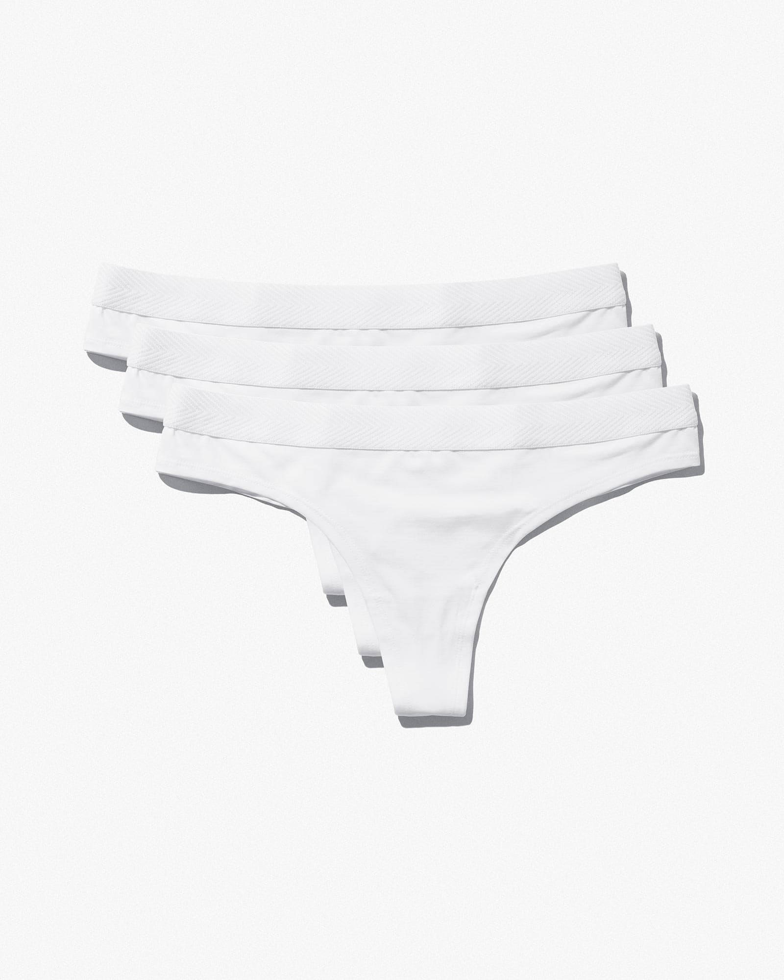 3 X THONG WHITE