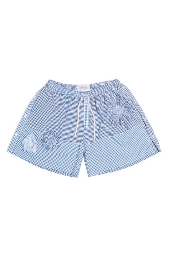 BLUE RECYCLED SHIRT-SHORTS 97 B
