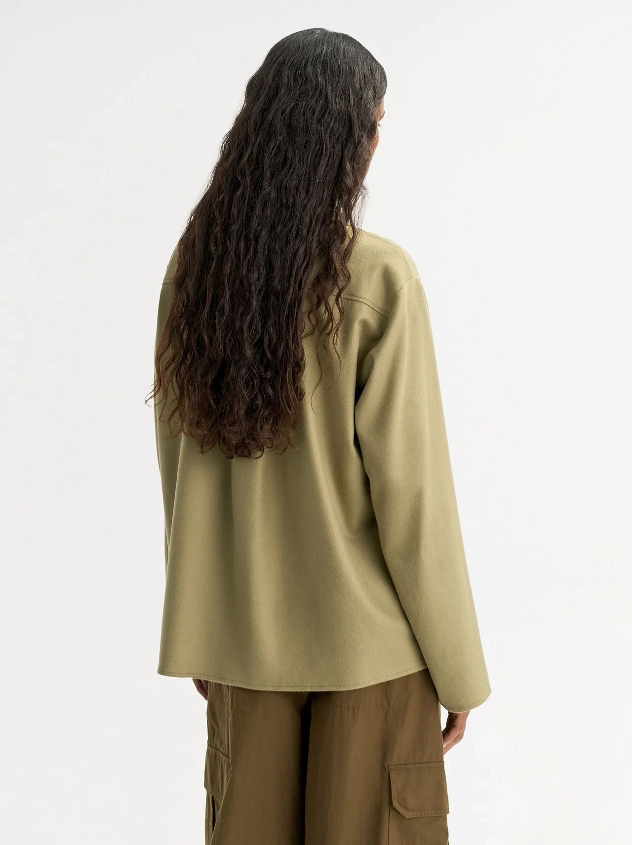 WOVEN SHIRT IN KHAKI