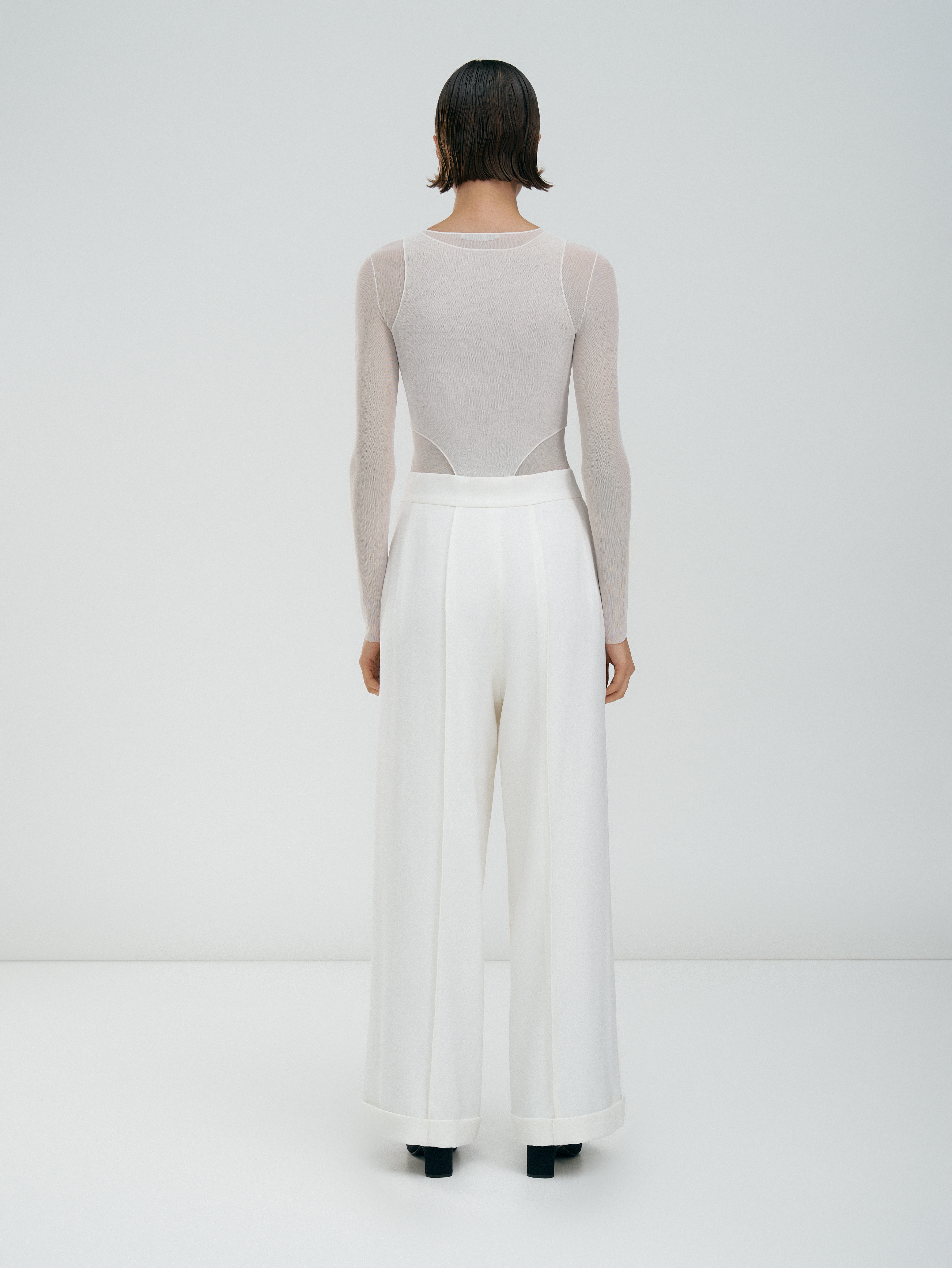 LONG-SLEEVE BODYSUIT IVORY