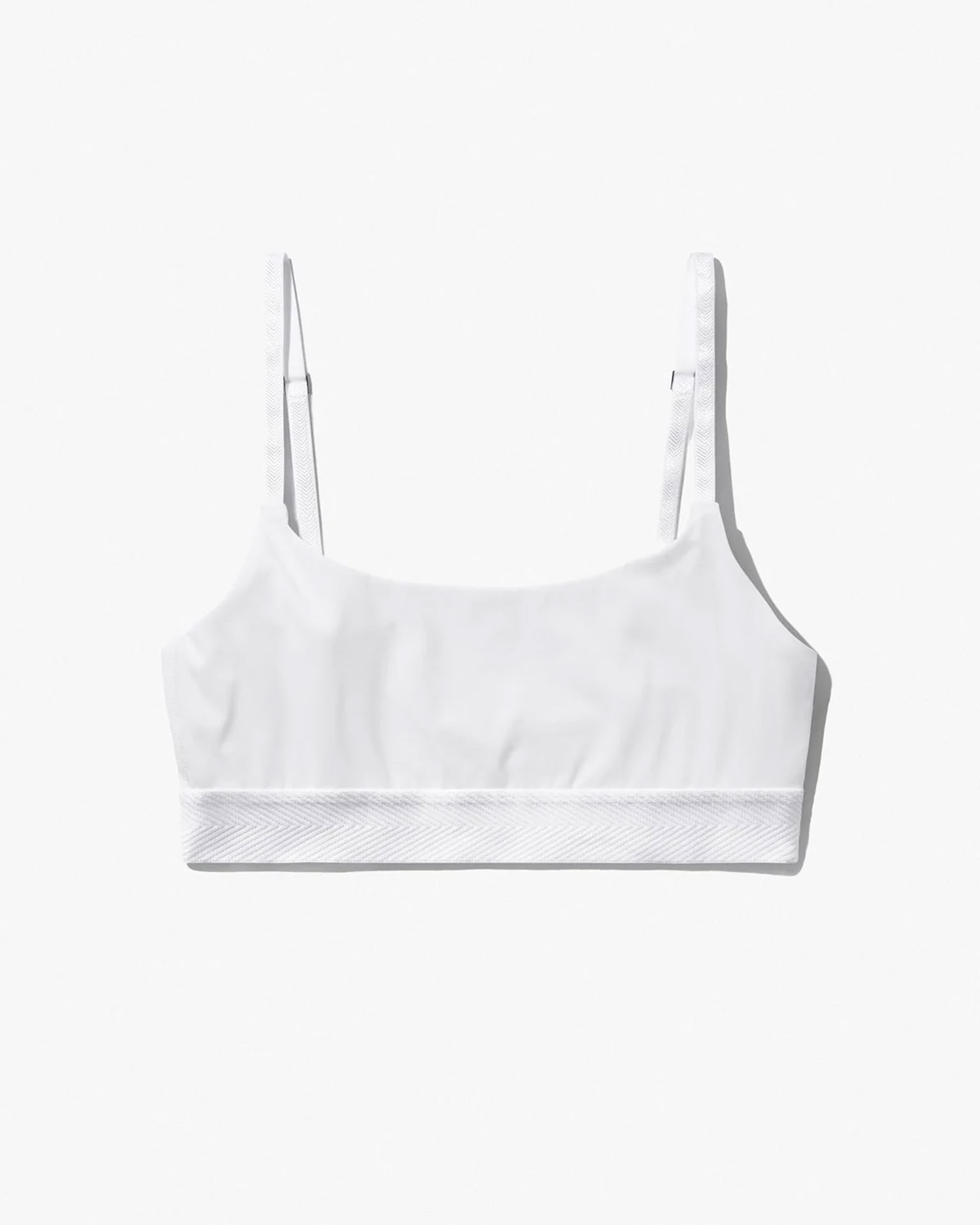 W-SCOOP BRALETTE WHITE