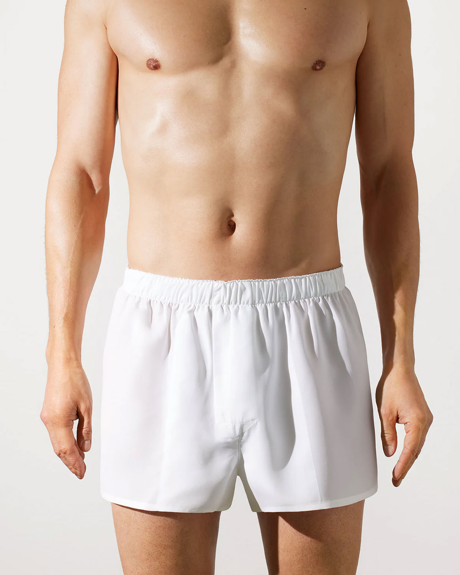 M - 3X BOXER SHORTS SLIM SkyBlue/Black/White