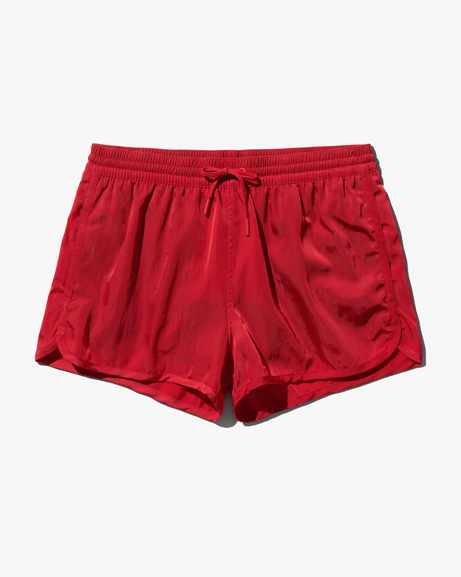 MS - POPPY RED Shorts Satin TWILL