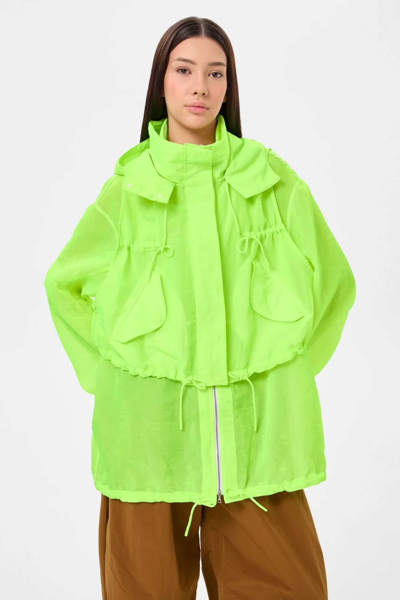 LIGHT EMBER COAT NEON YELLOW 