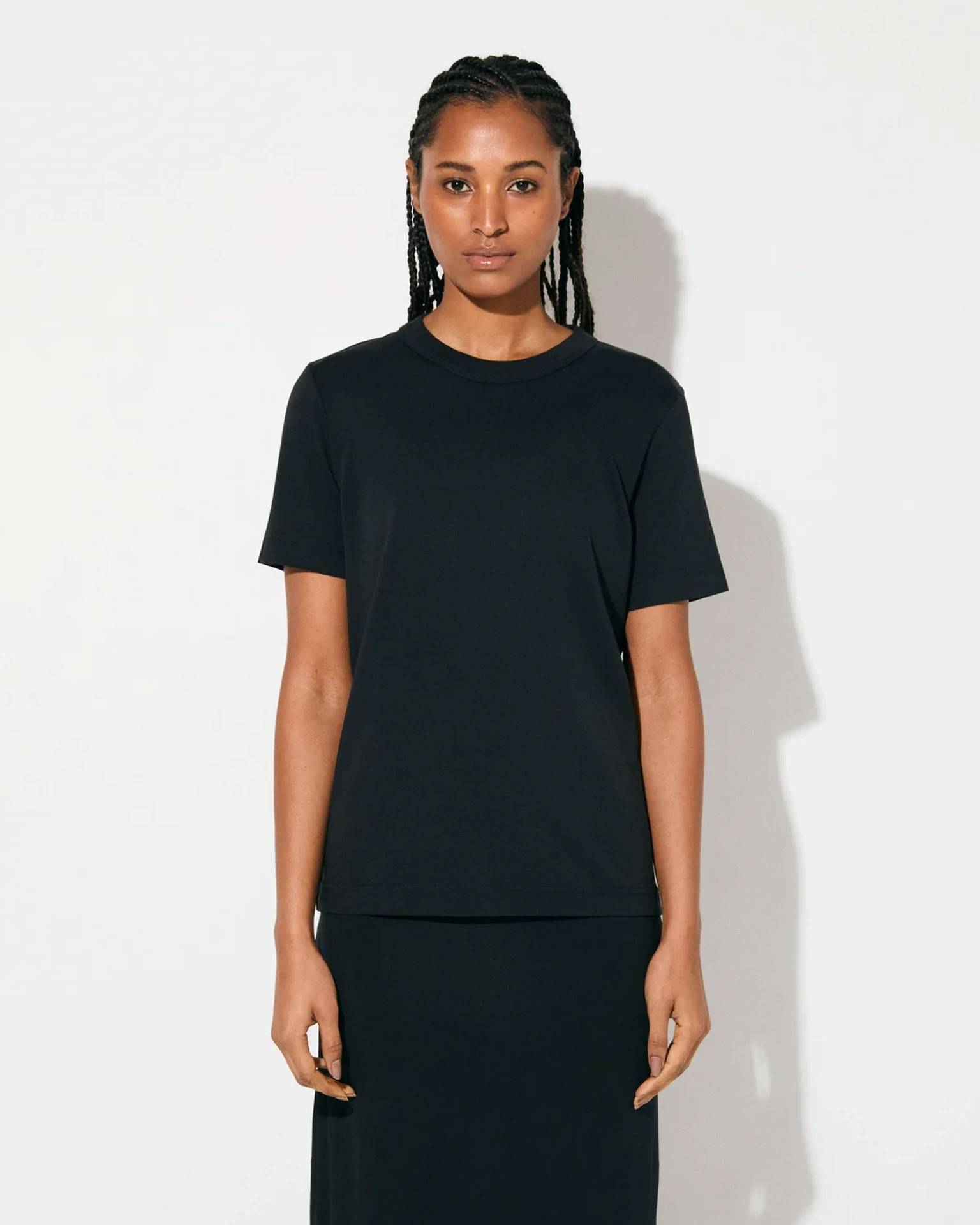 W - T-SHIRT HEAVYWEIGHT IN BLACK