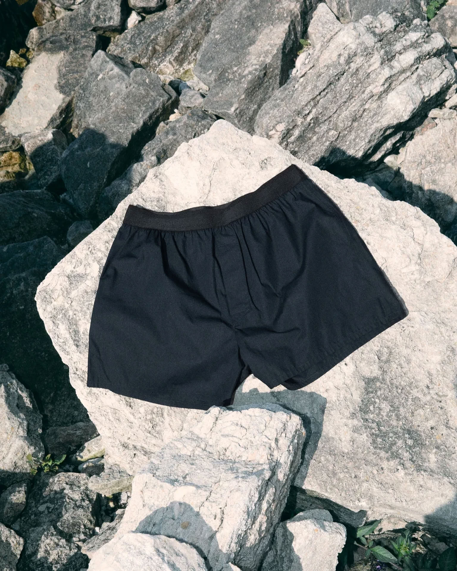 COTTON WOVEN BOXER SHORTS CLASSIC NAVY