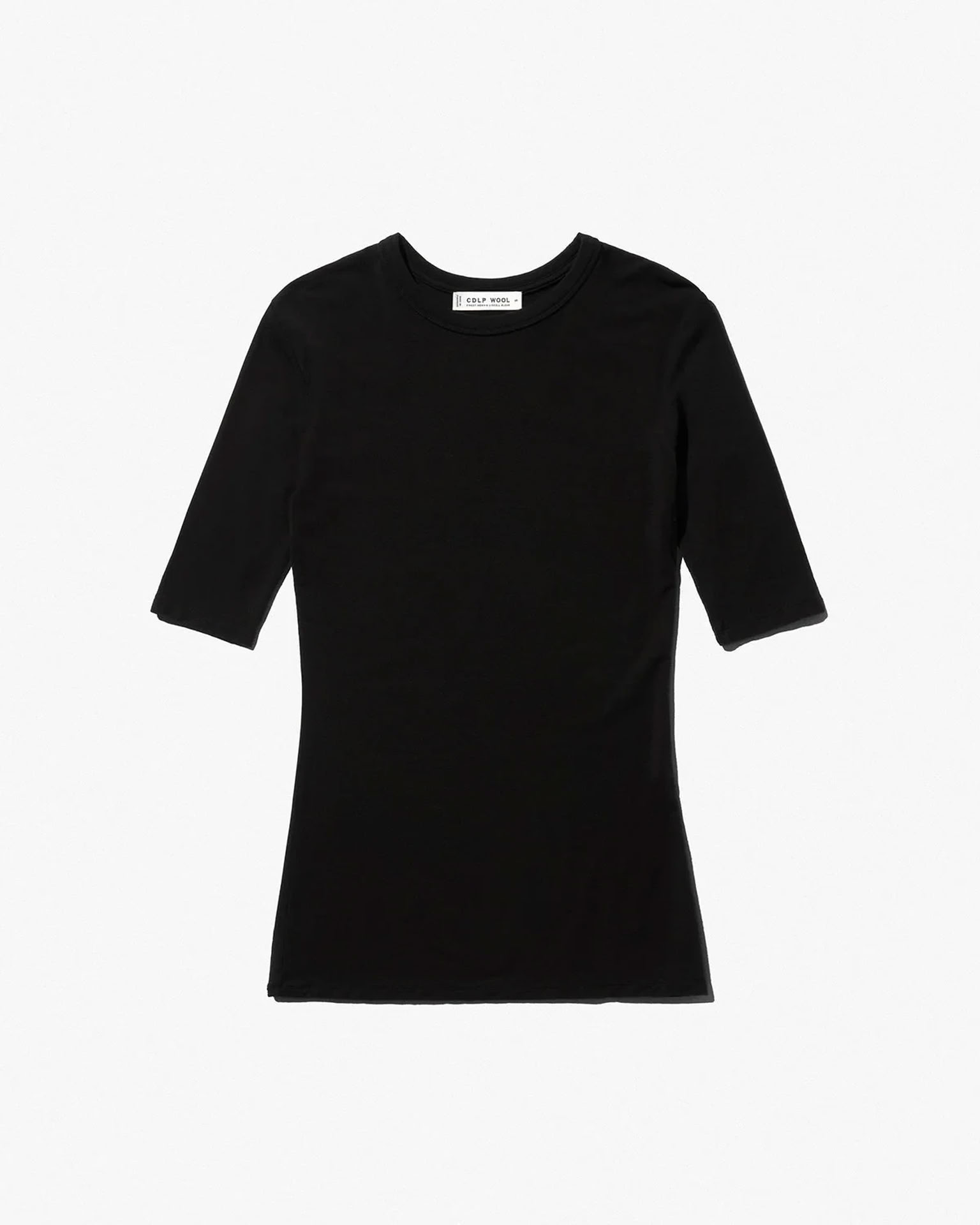 W-WOOL T-SHIRT BLACK