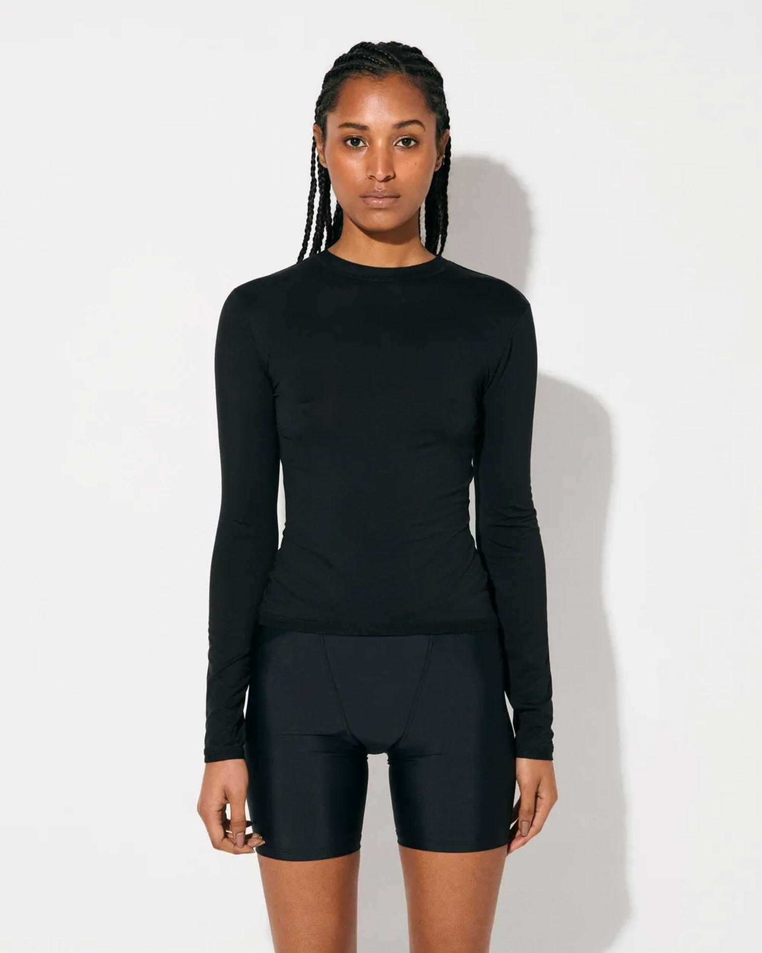 W-LW LS T-SHIRT BLACK