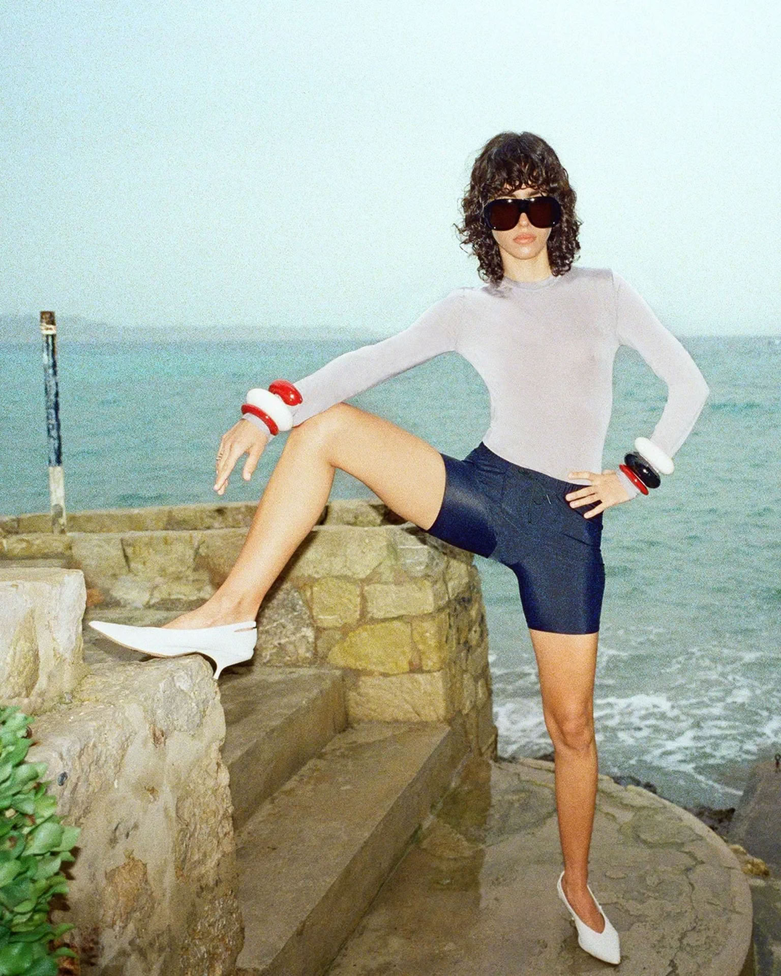 W-LW LS T-SHIRT CEMENT