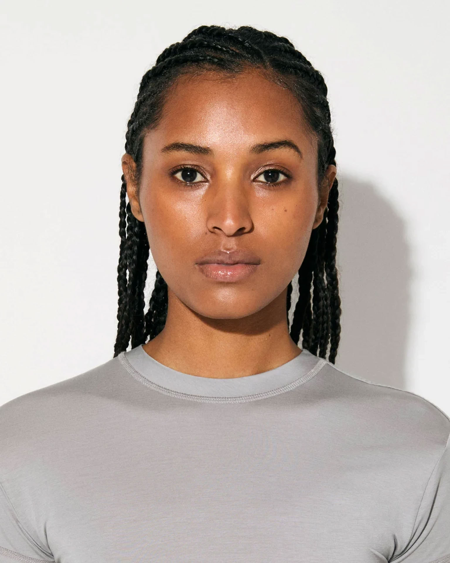 W-LW LS T-SHIRT CEMENT