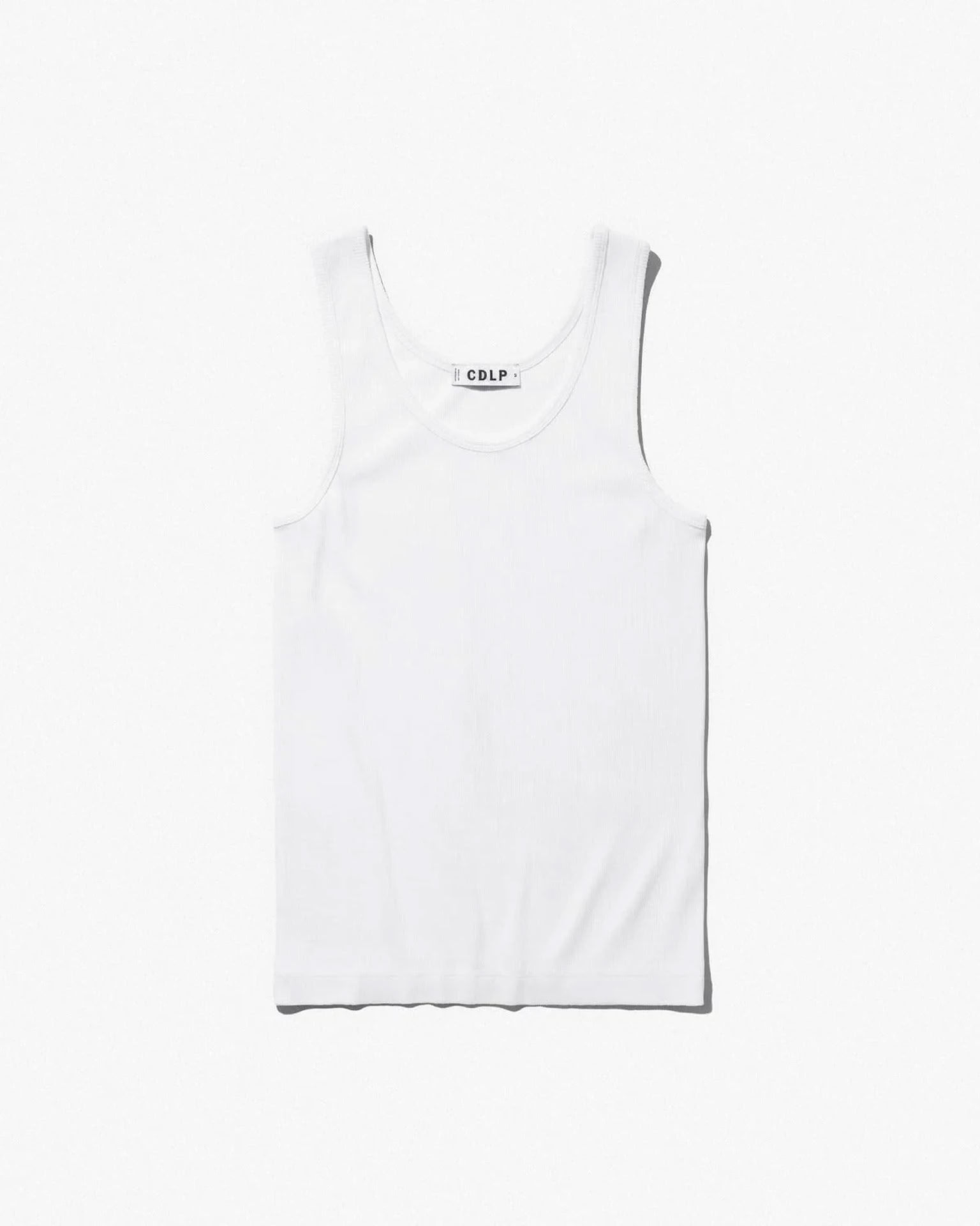 W-RIB TANK TOP WHITE