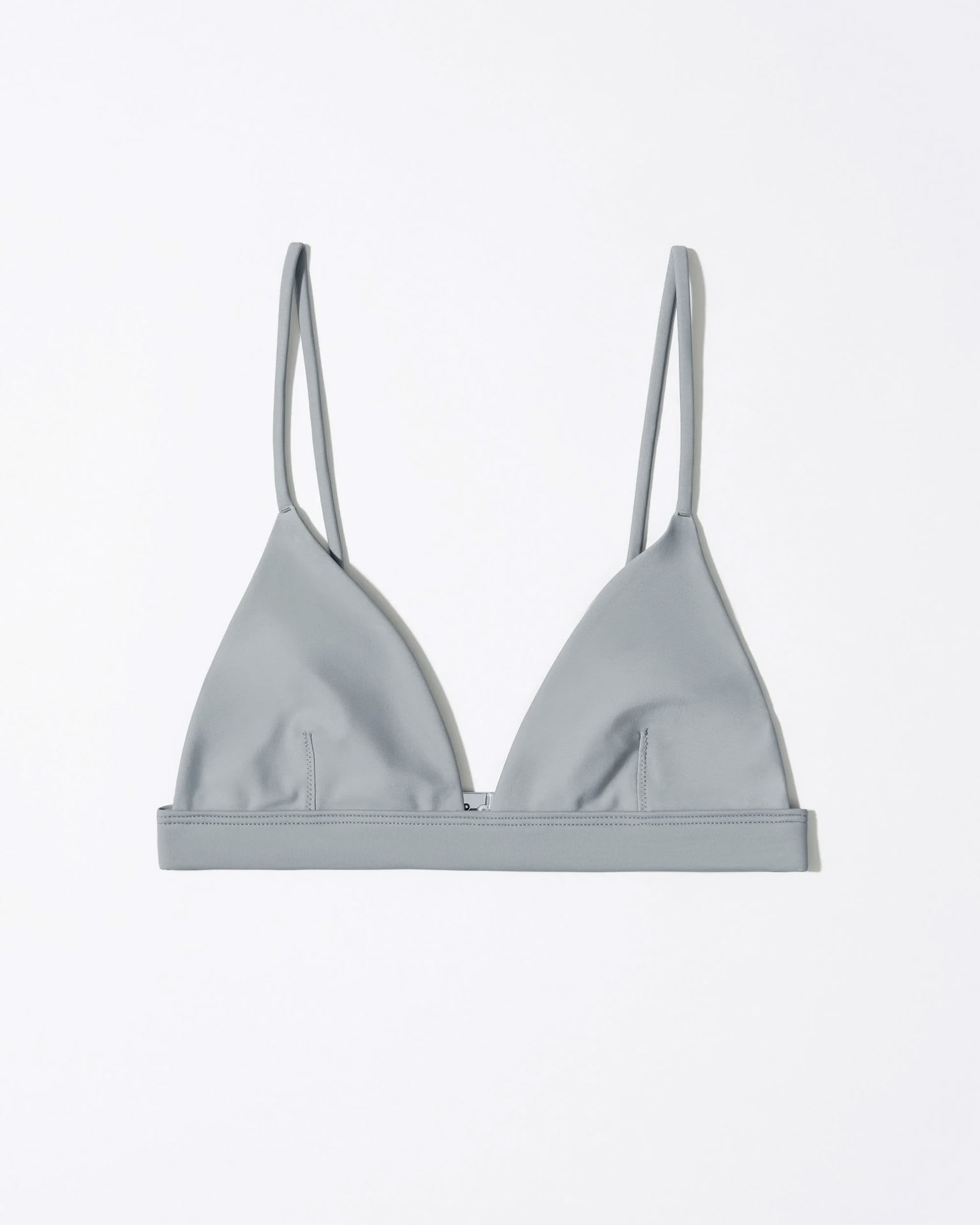 W - TRIANGLE TOP AND BIKINI BRIEF IN SLATE