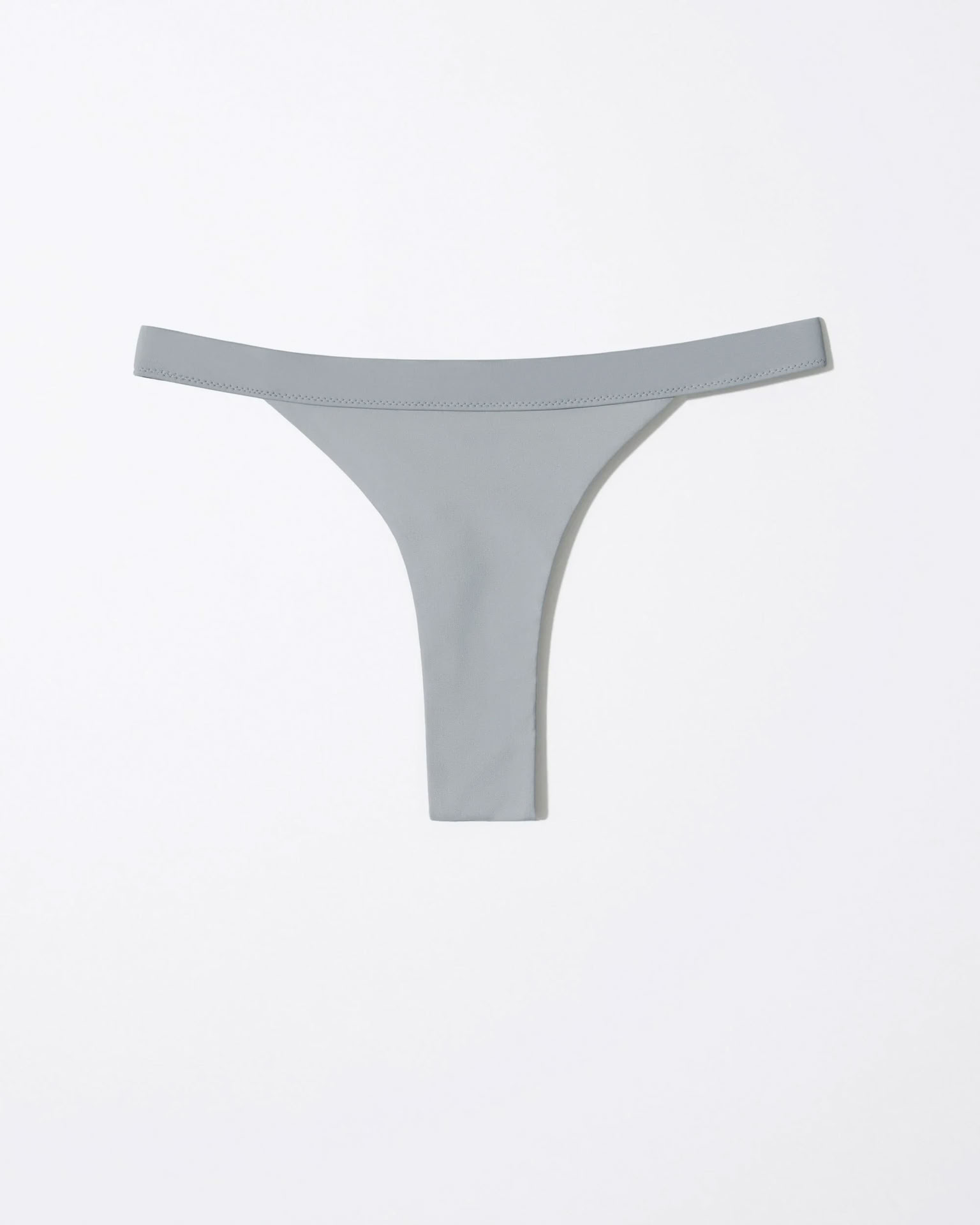 W - TRIANGLE TOP AND BIKINI BRIEF IN SLATE