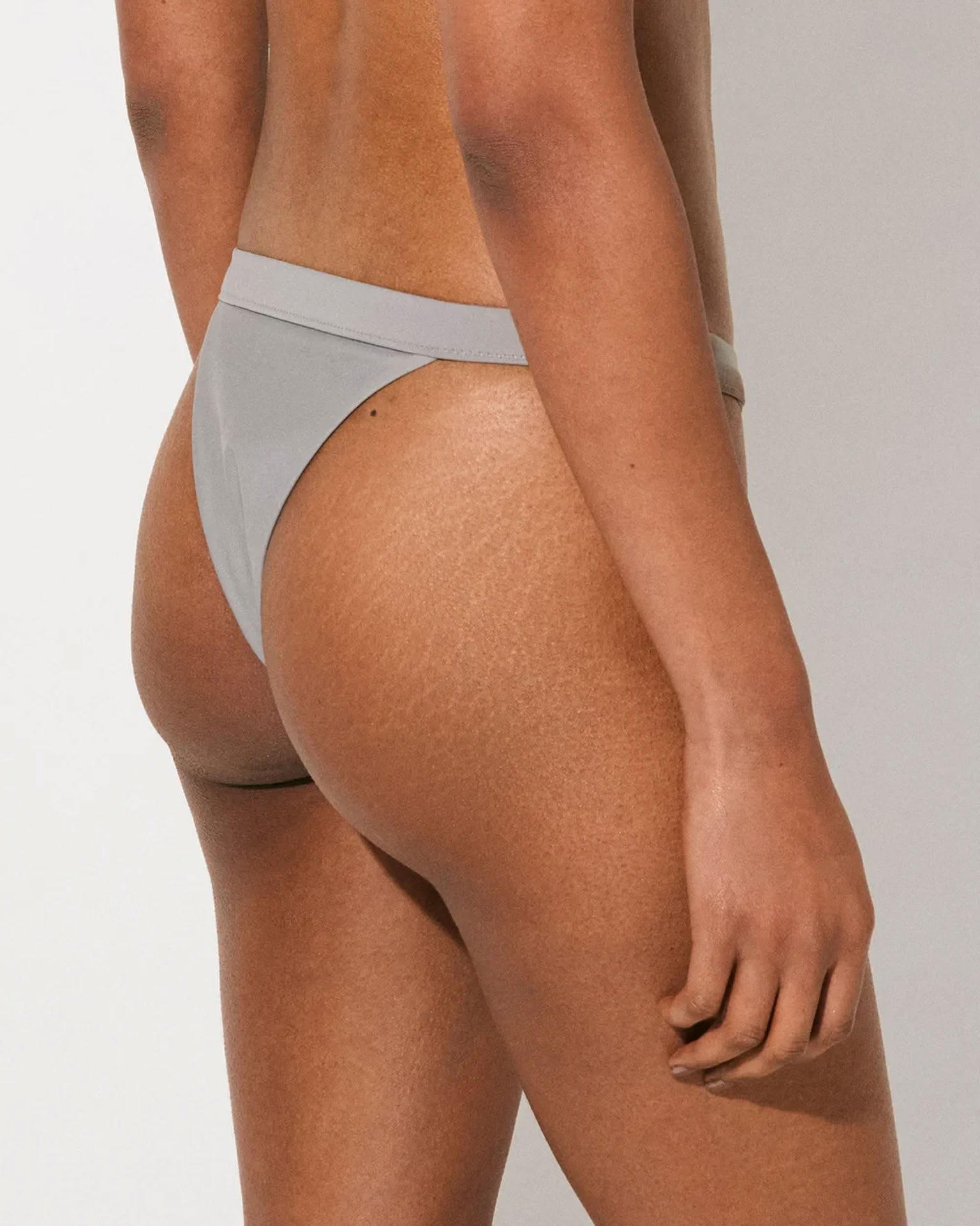 W - TRIANGLE TOP AND BIKINI BRIEF IN SLATE