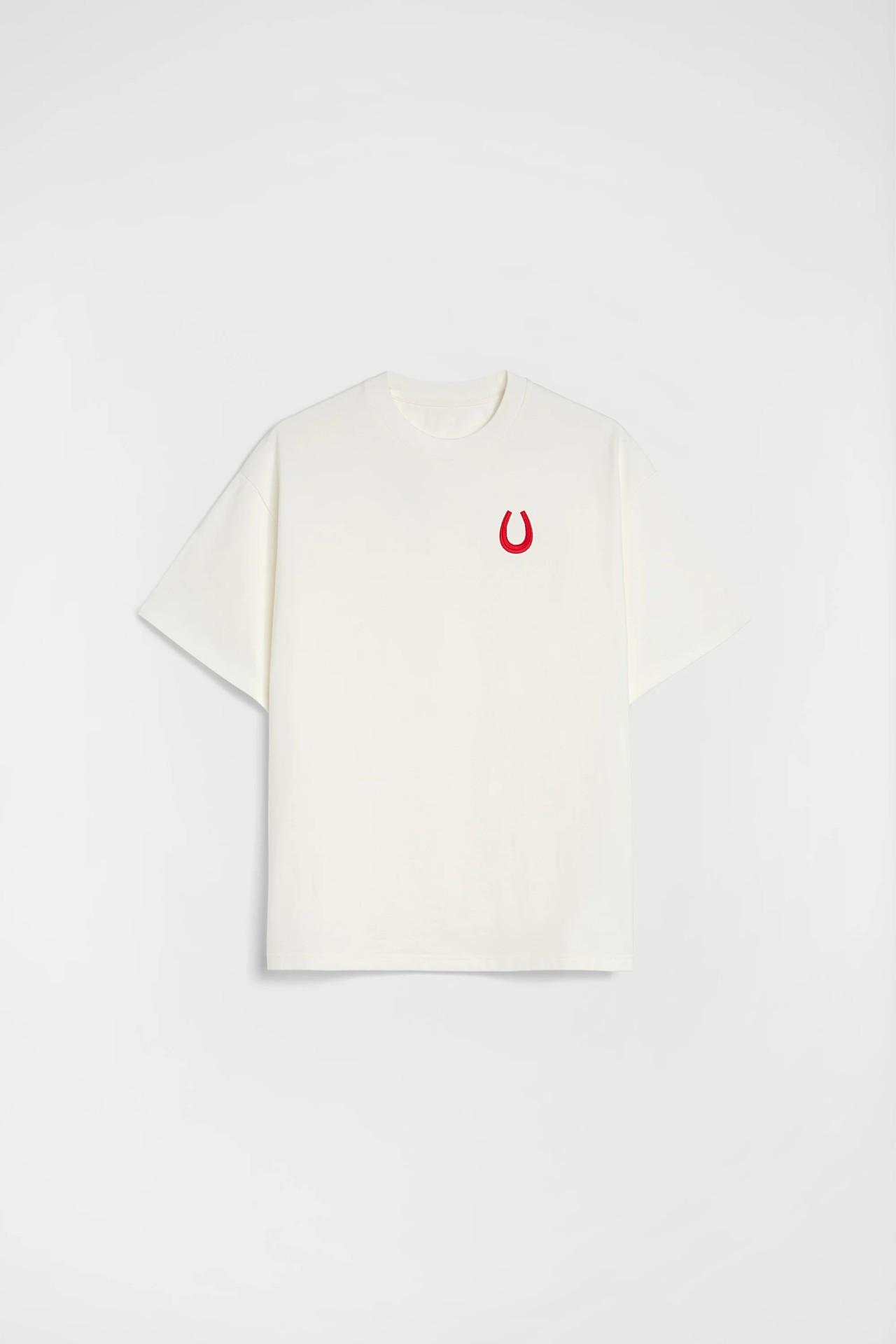 CNY T-SHIRT CN SS EMB PORCELAIN