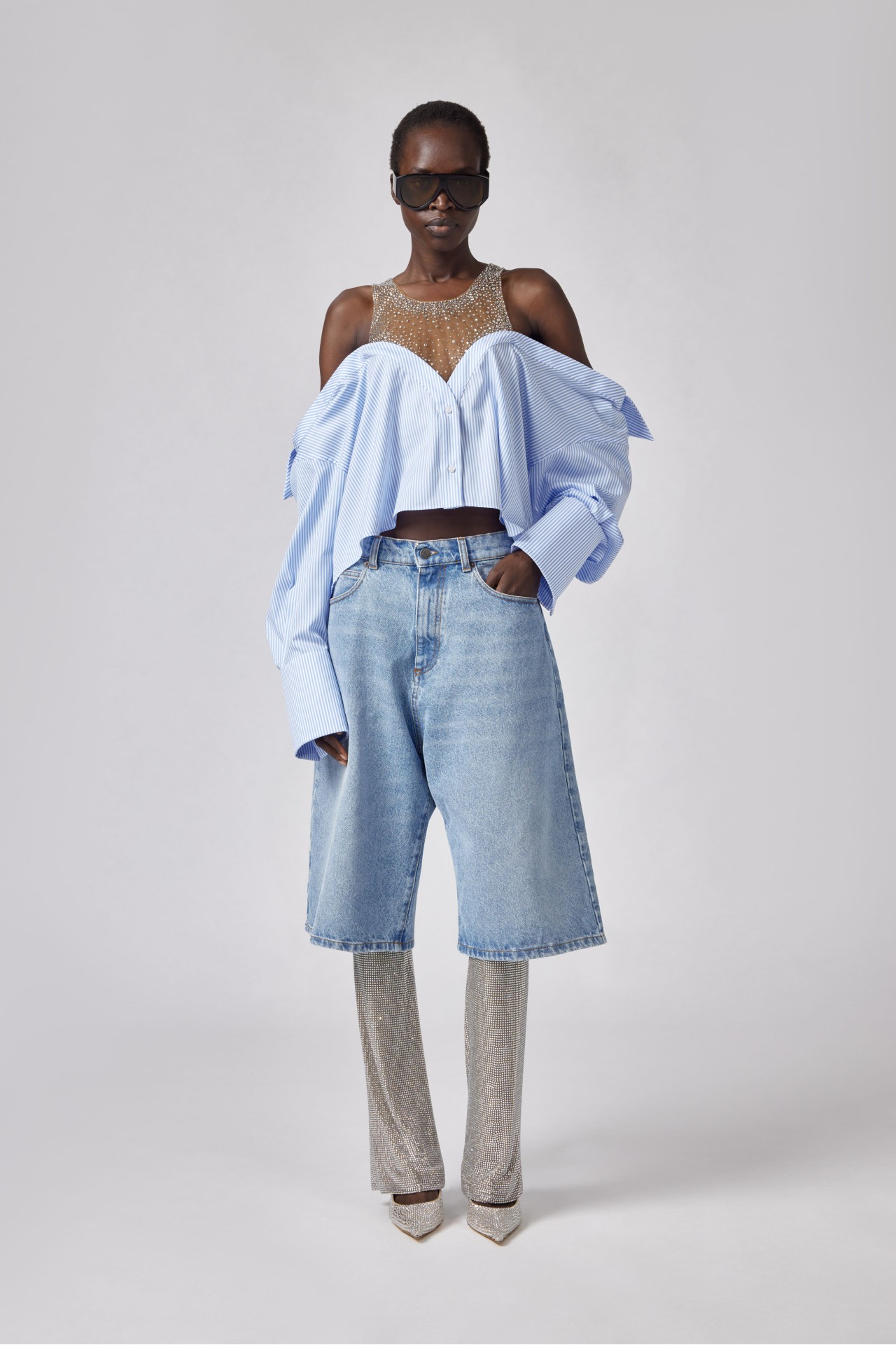 CAMICIA/SHIRT IN LIGHT BLUE