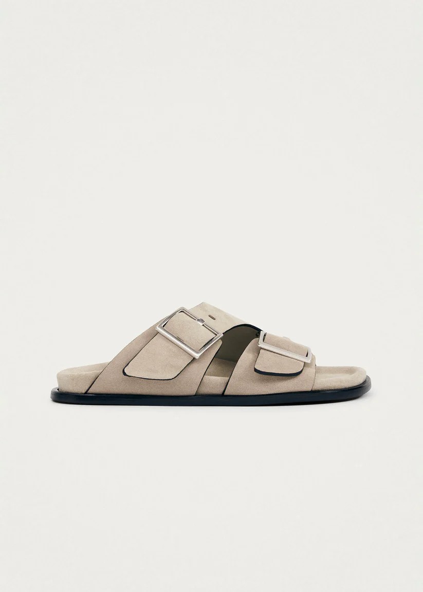 ALBA CREAM LEATHER SANDALS