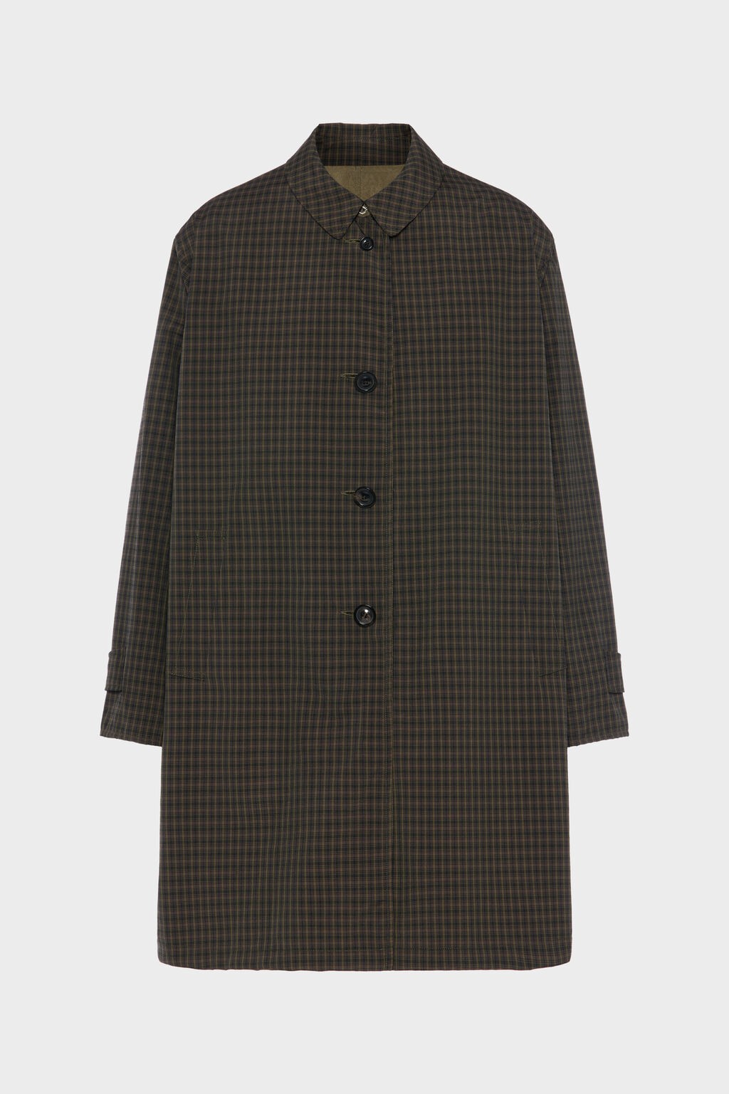 COAT IN IRIDESCENT TAFFETA