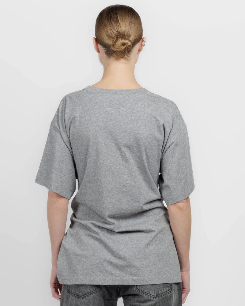T-SHIRT LIGHT GREY MELANGE