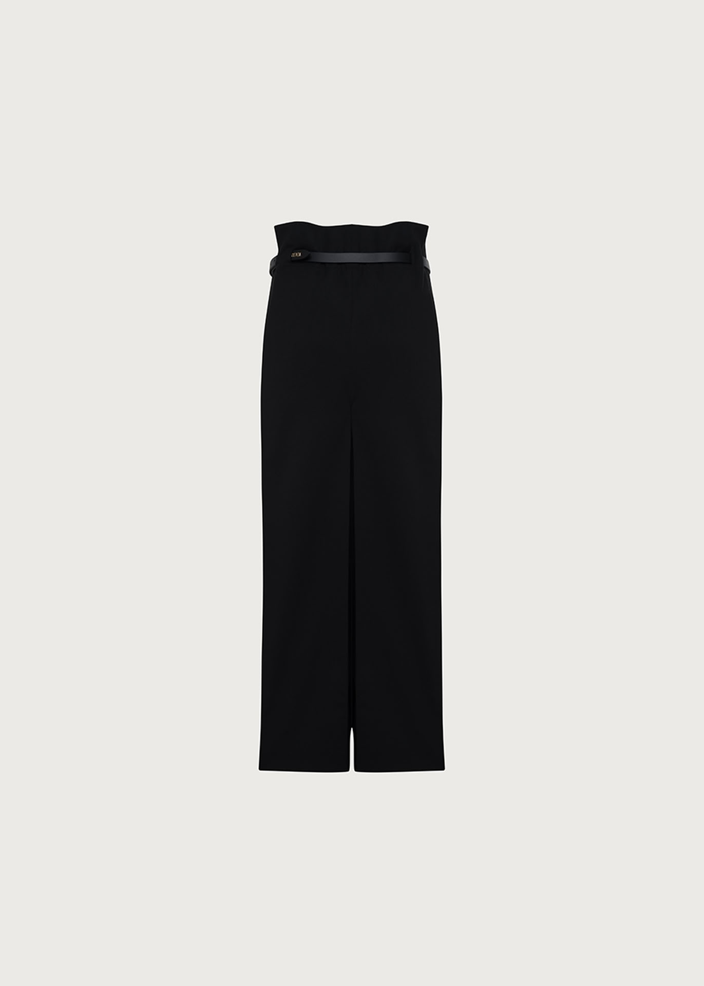 BELTED SQUARE CULOTTES BLACK