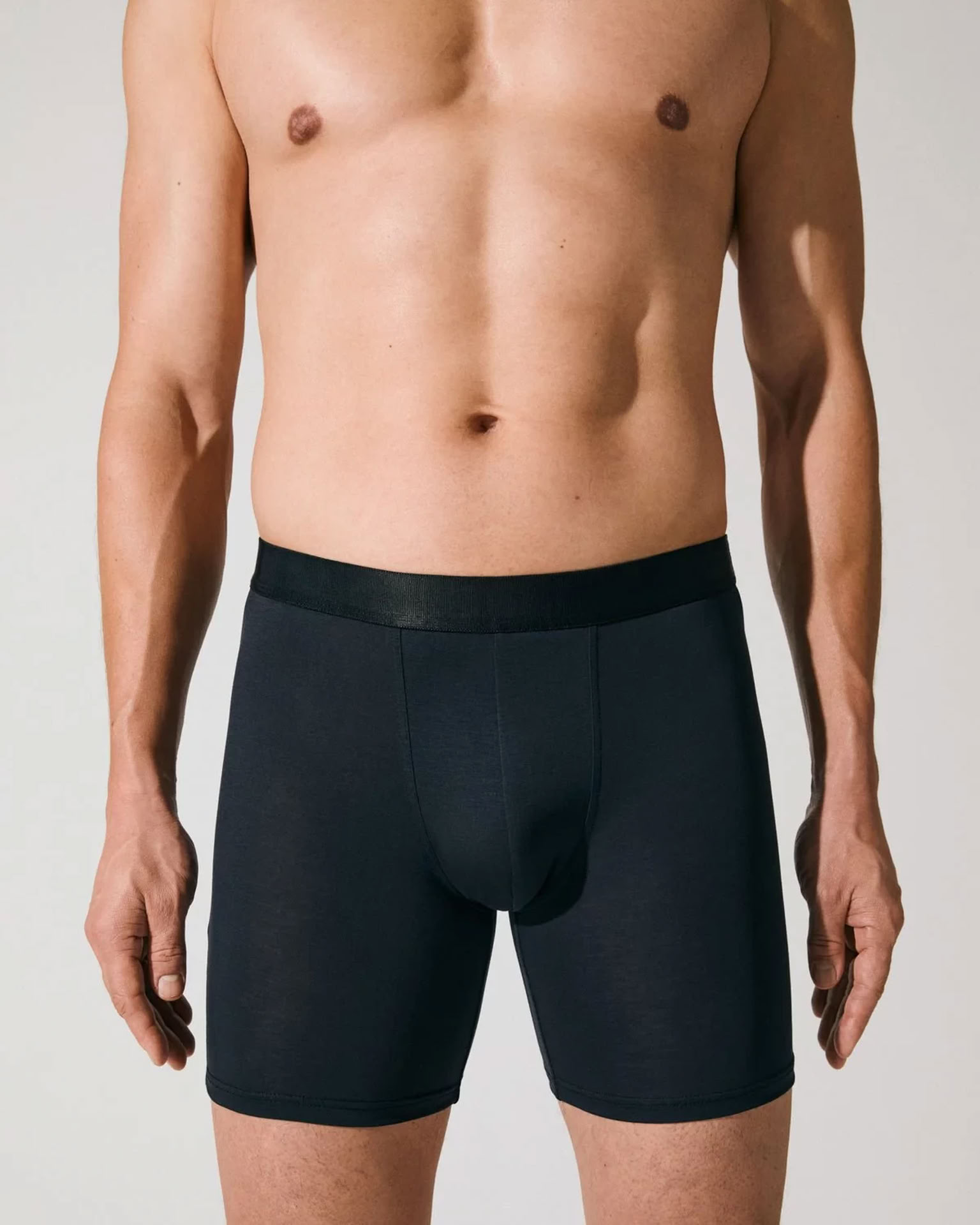 M - BOXER BRIEF LONG DARK NAVY
