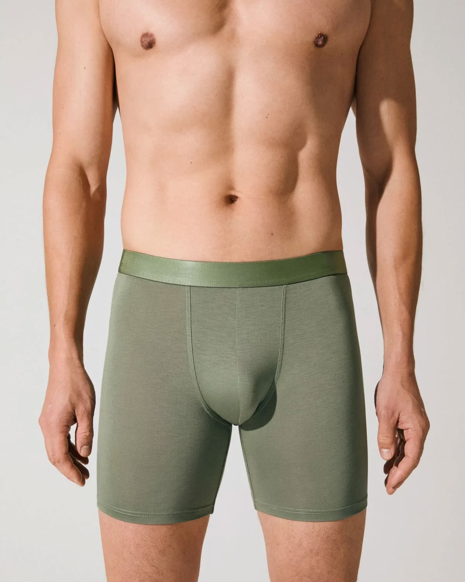M - BOXER BRIEF LONG SAGE