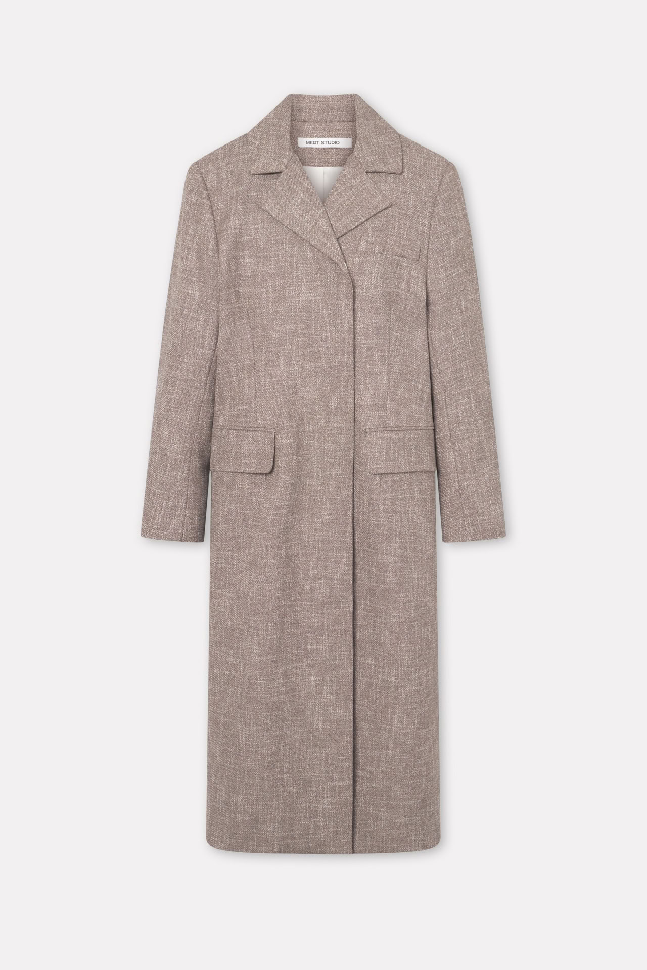 CALLIE STRUCTURE WOOL BLEND CINNAMON MELANGE