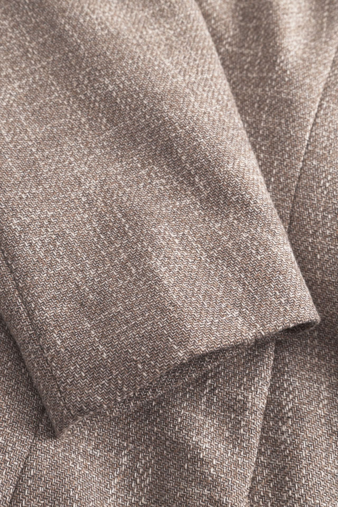 CALLIE STRUCTURE WOOL BLEND CINNAMON MELANGE