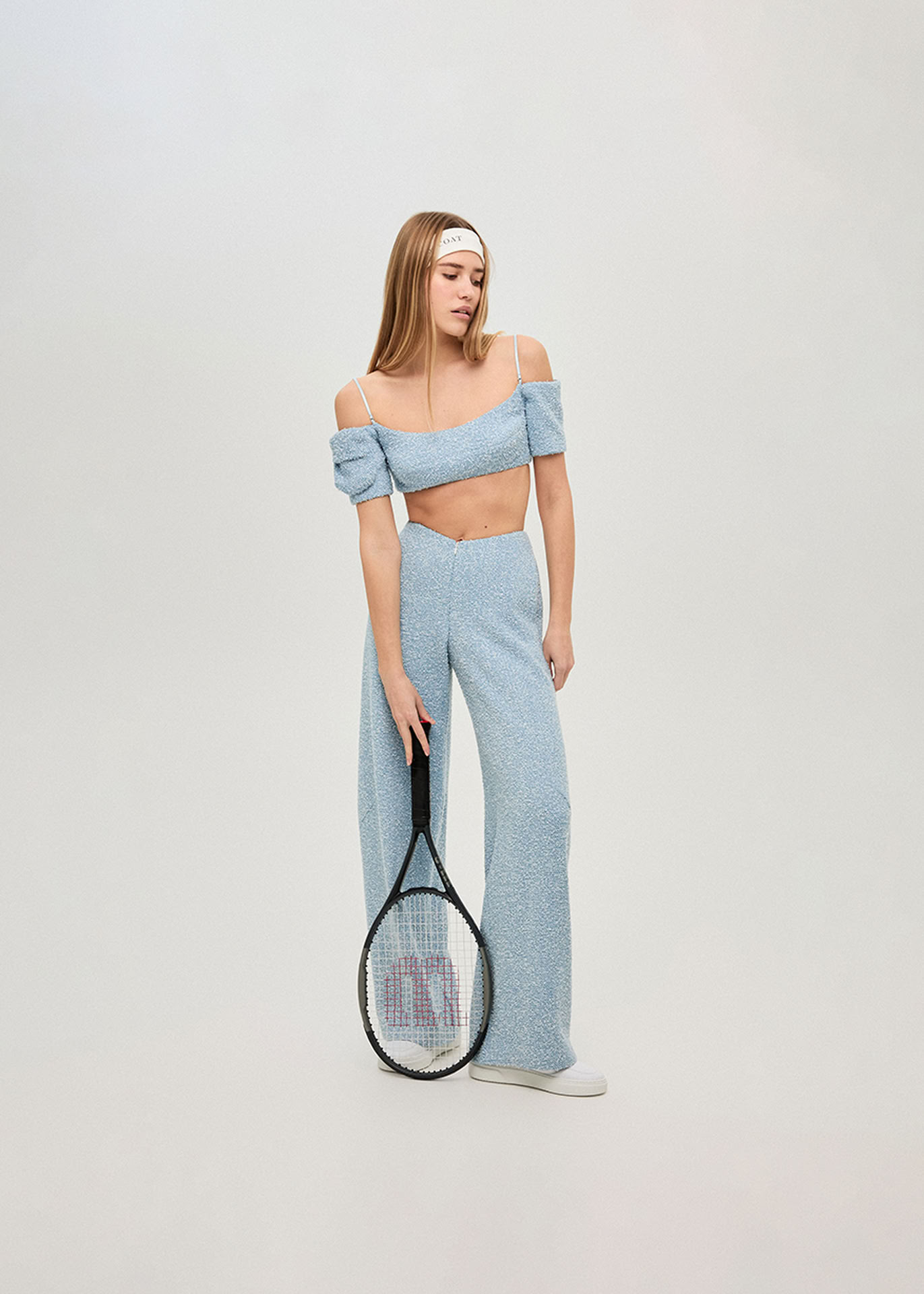 Wide Leg Palazzo pants CHENILLE 