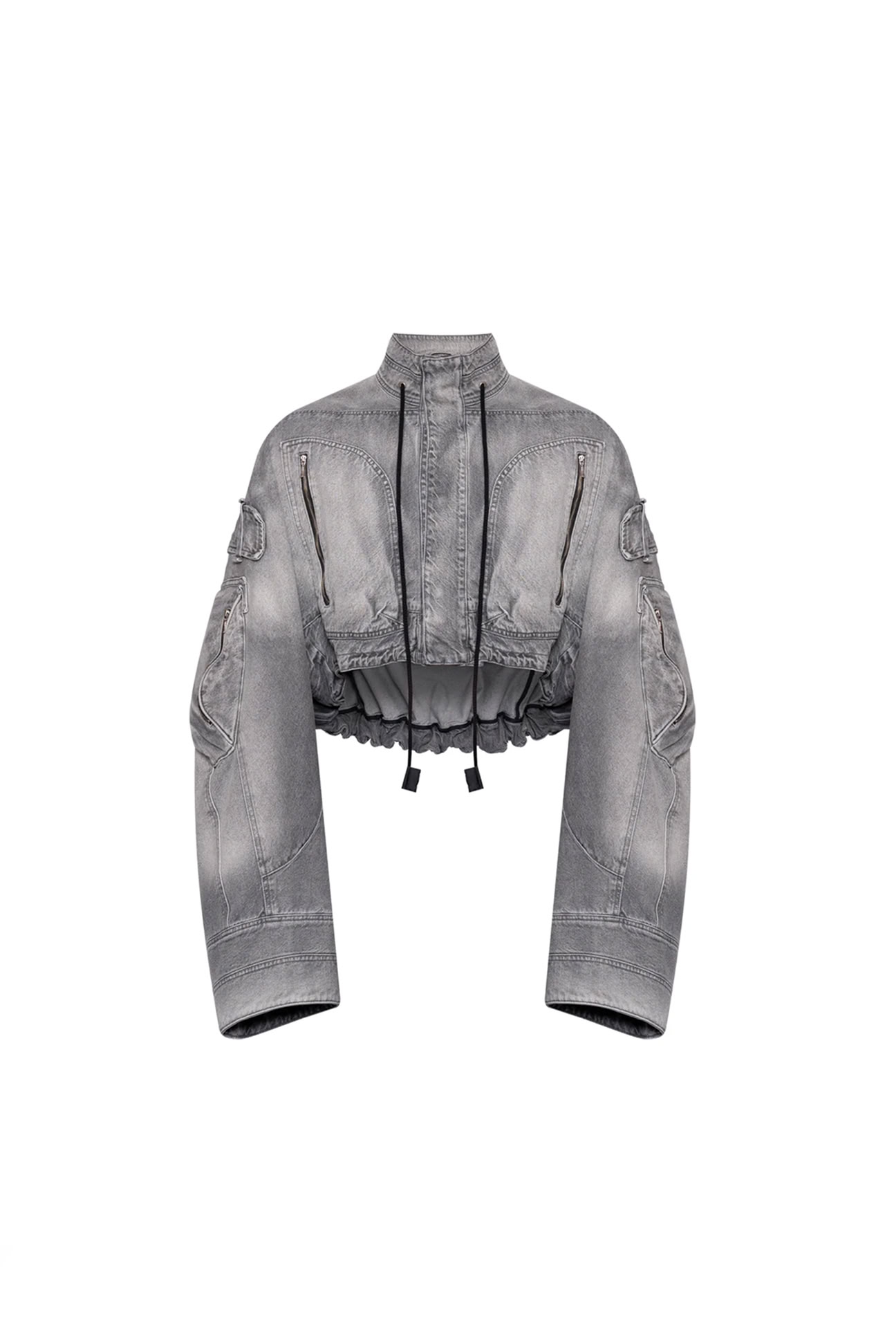 GREY TOM BOY JACKET 